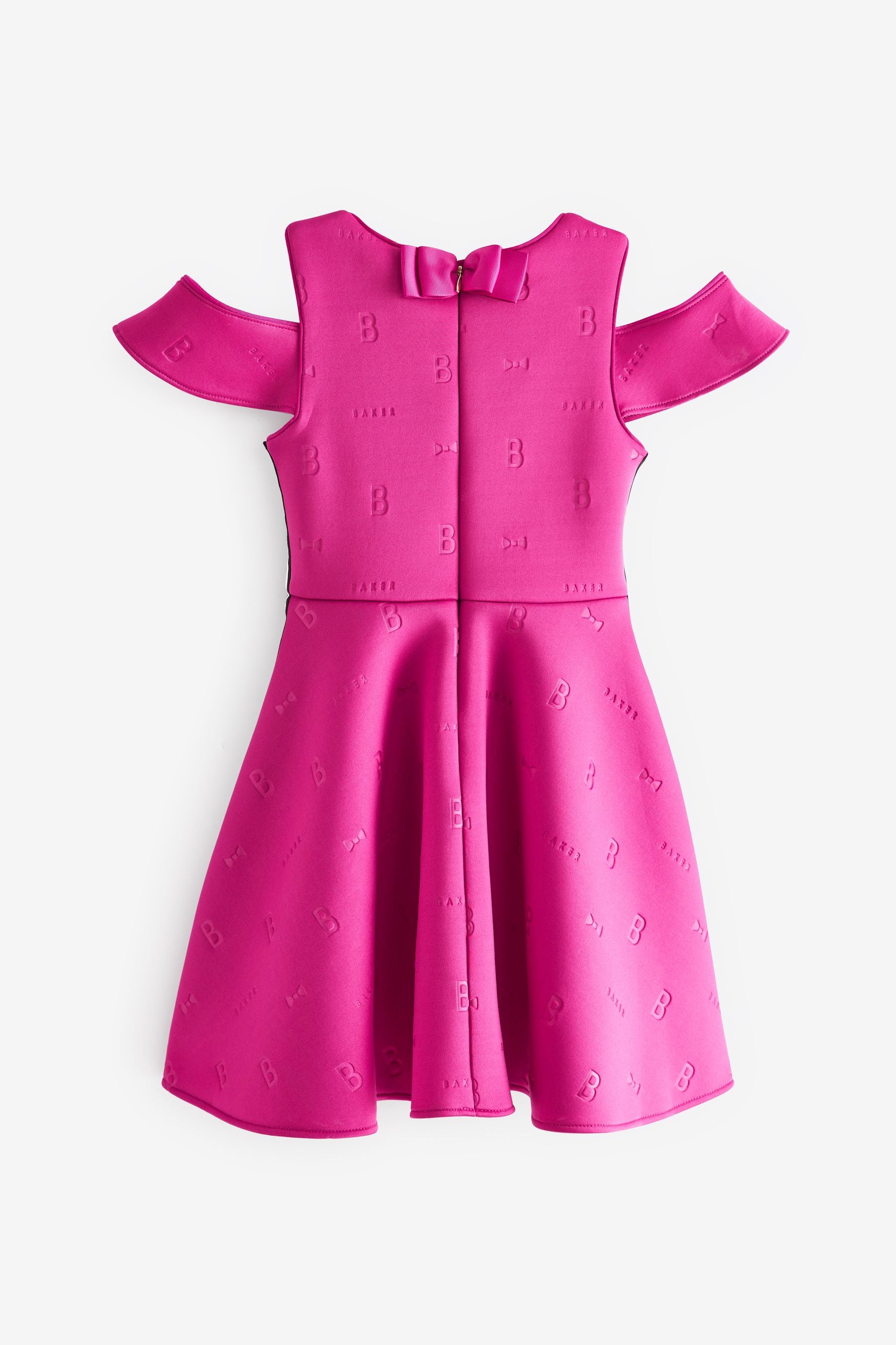 Baker by Ted Baker Pink Embossed Scuba Dress