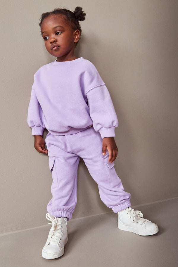 Lilac Purple Joggers (3mths-7yrs)