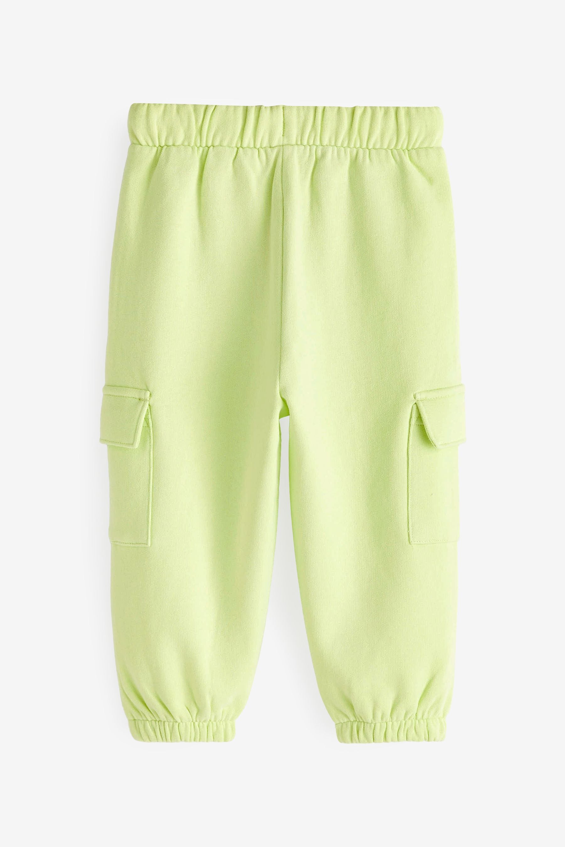 Lime Green Cargo Joggers (3mths-7yrs)