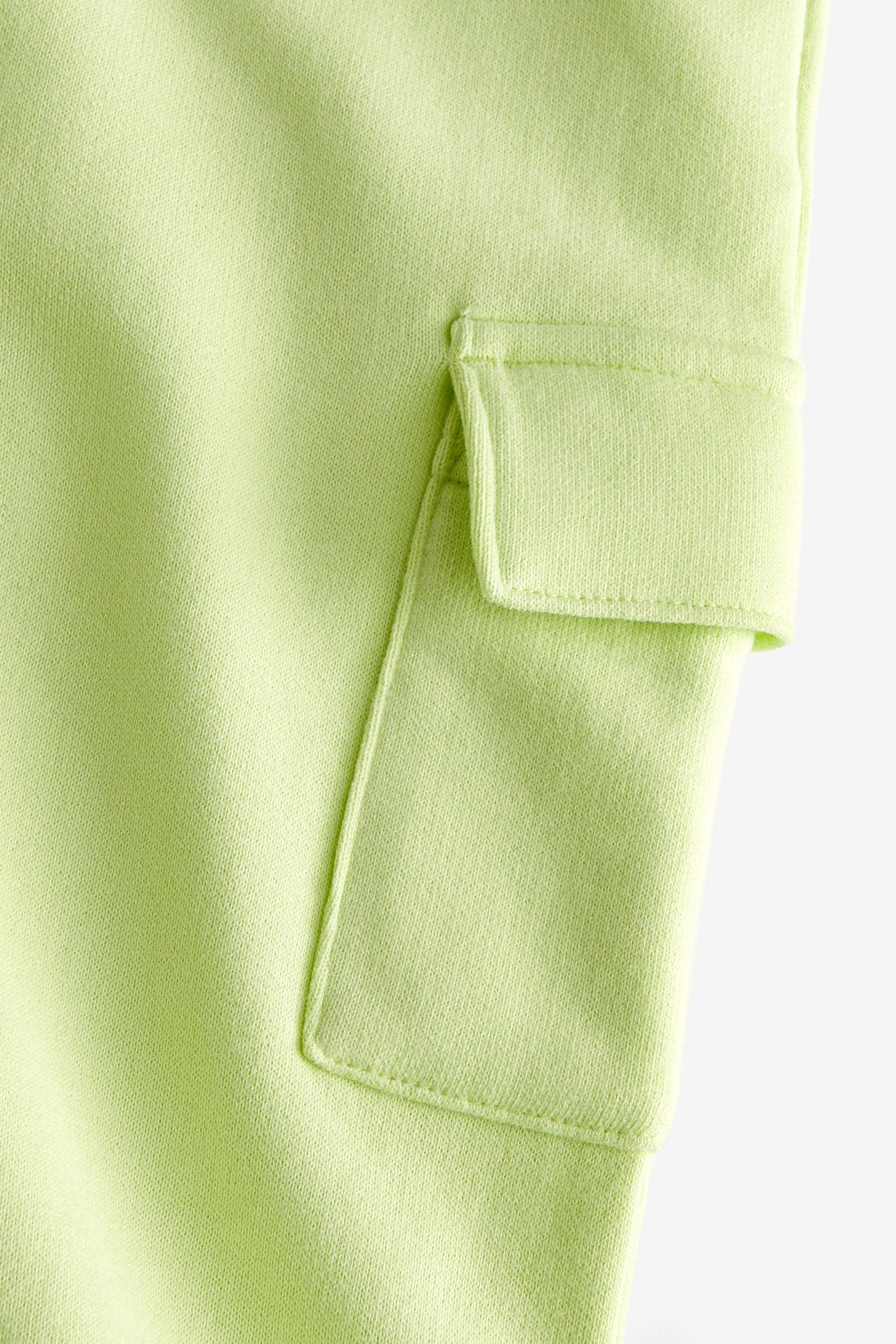 Lime Green Cargo Joggers (3mths-7yrs)