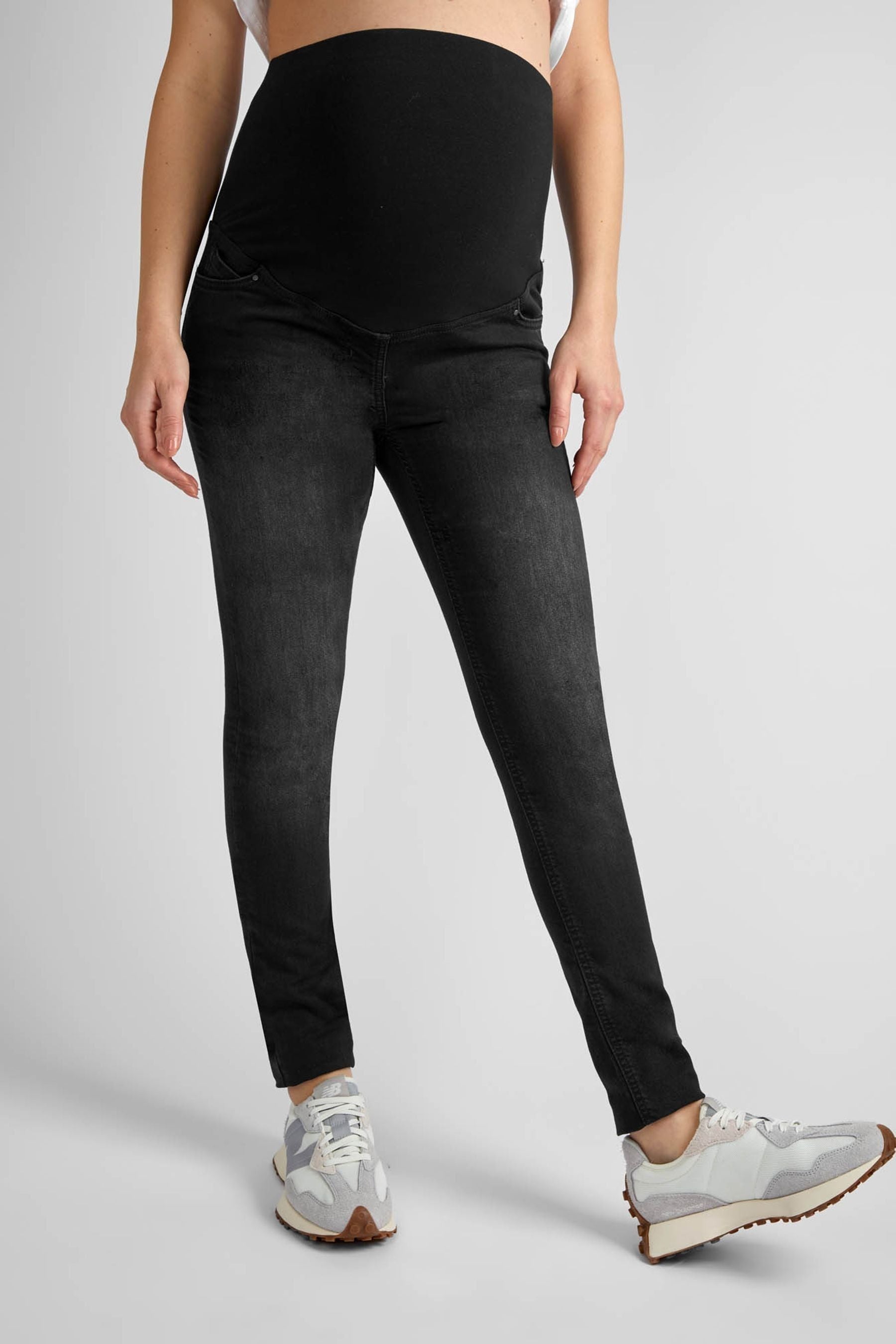 Black JoJo Maman Bébé Super Skinny Maternity Jeans