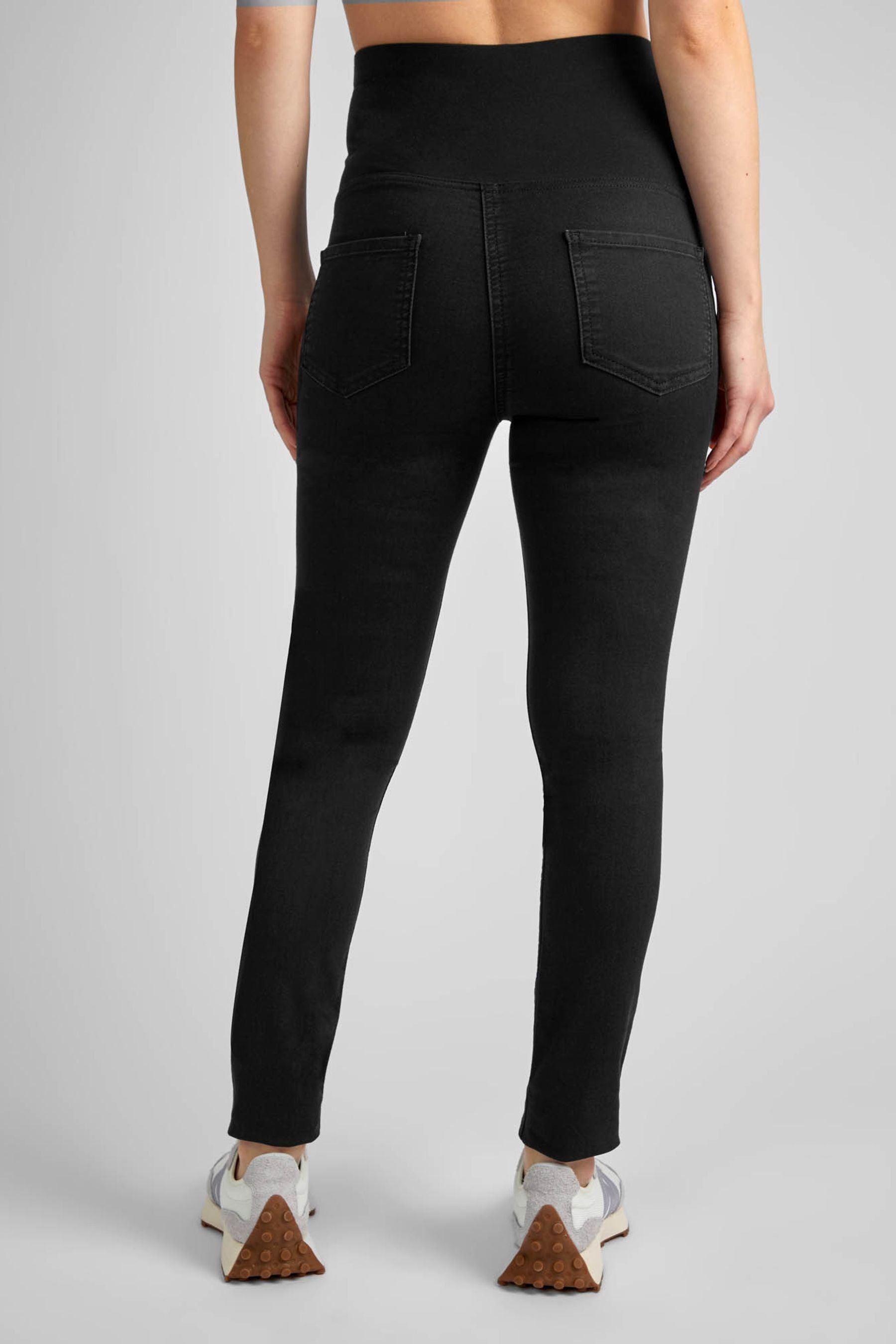 Black JoJo Maman Bébé Super Skinny Maternity Jeans