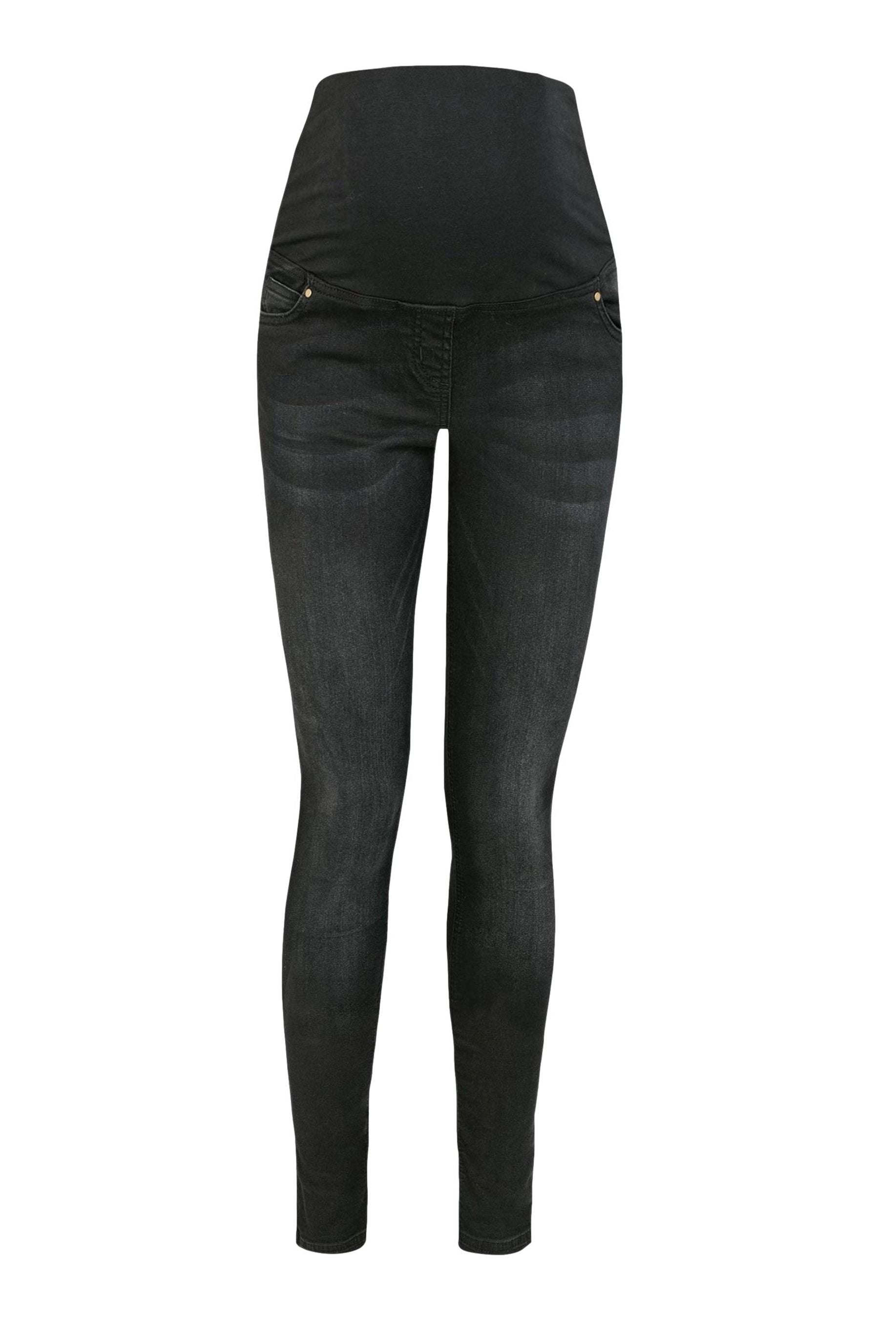 Black JoJo Maman Bébé Super Skinny Maternity Jeans