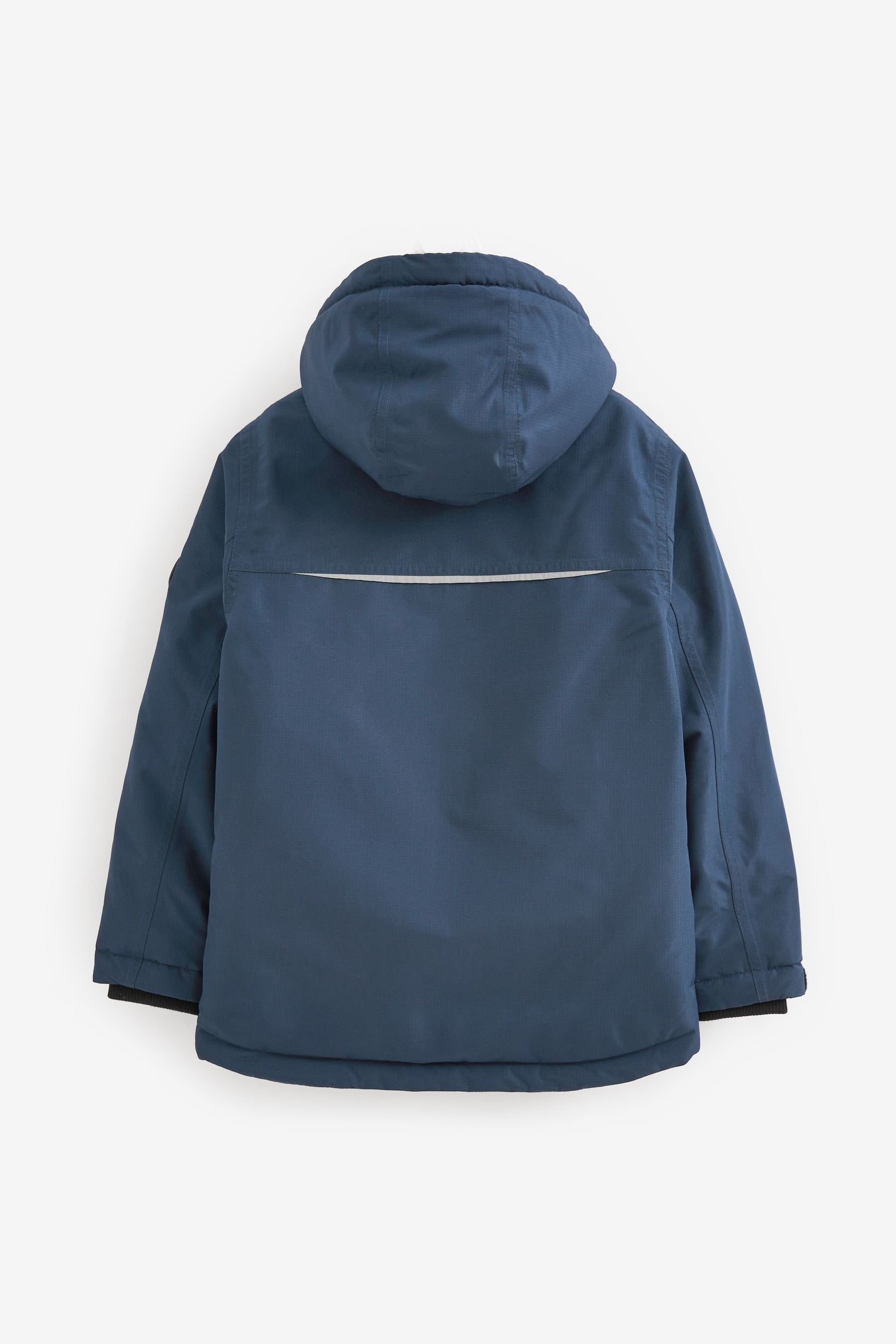 Blue Waterproof Warm Wadded Coat (3-16yrs)