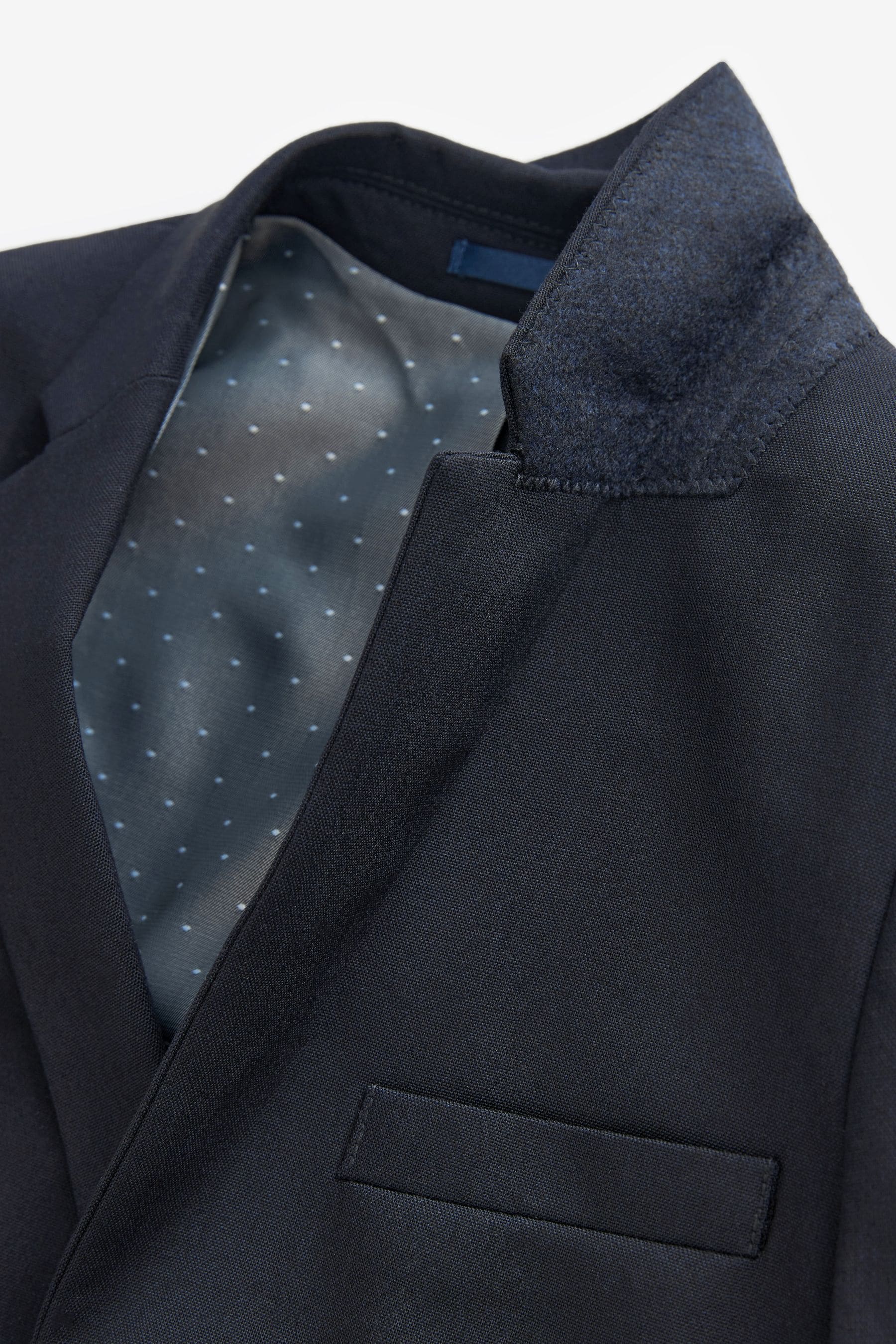 Navy Blue Tailored Fit Suit: Jacket (12mths-16yrs)