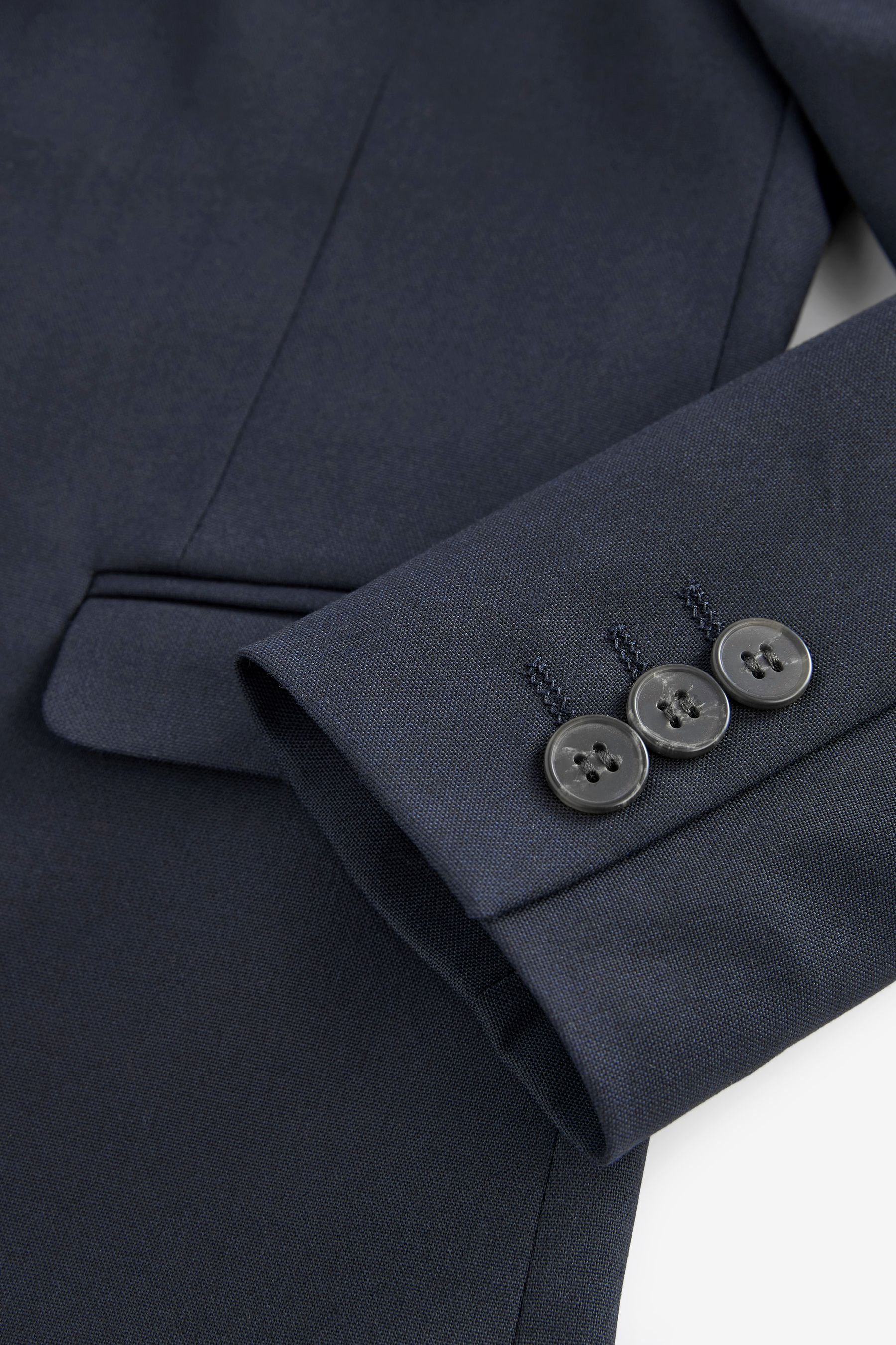 Navy Blue Tailored Fit Suit: Jacket (12mths-16yrs)