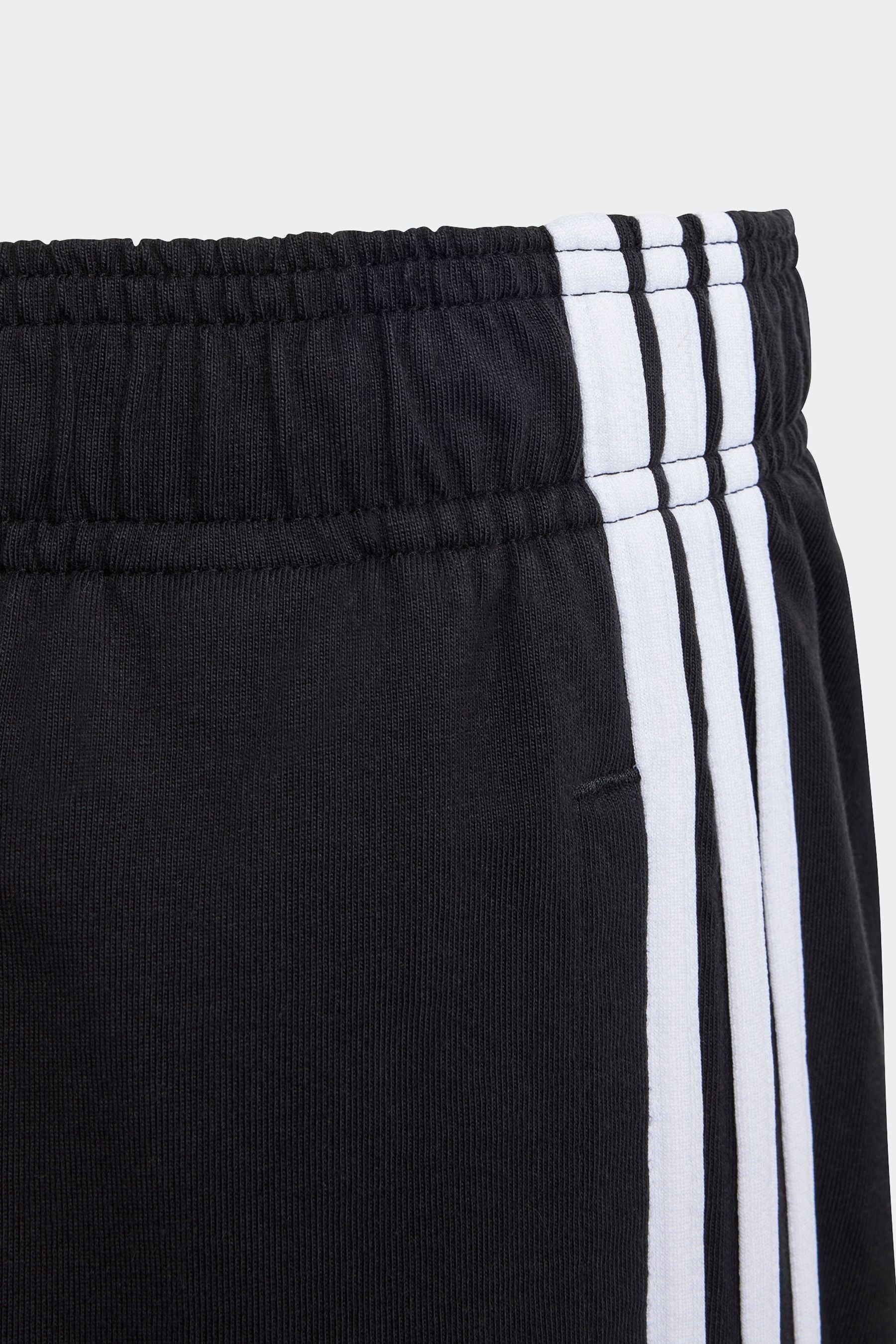 adidas Black Sportswear Essentials 3 Stripes Knit Shorts