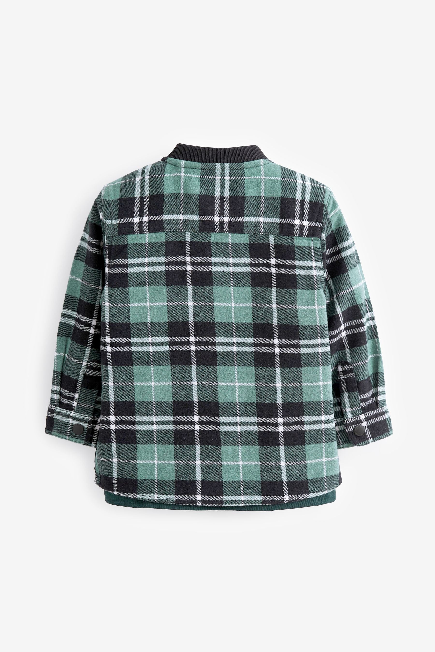 Green Check Shirt & T-Shirt Set (3mths-7yrs)