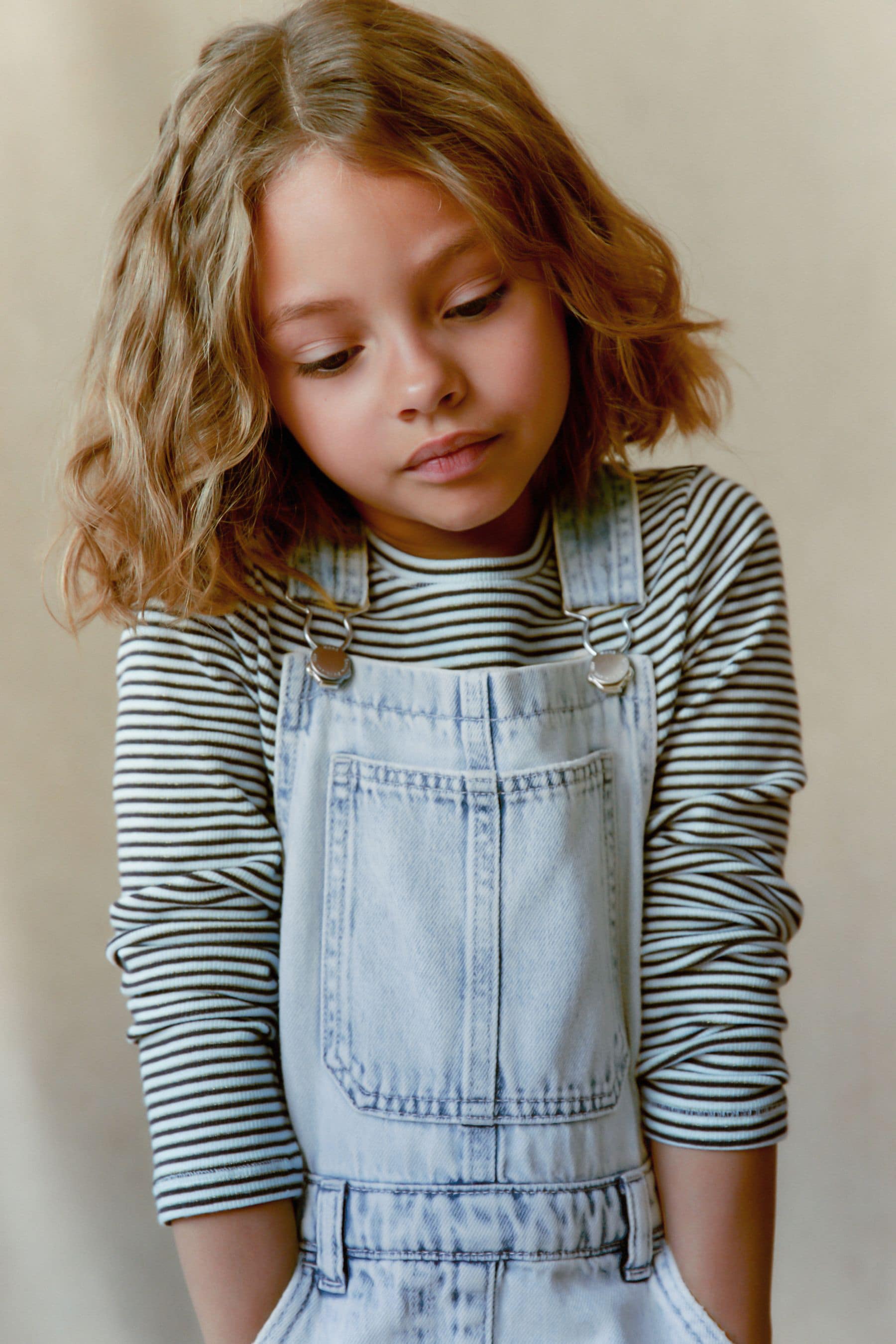 Blue Denim Maxi Pinafore Dress (3-16yrs)