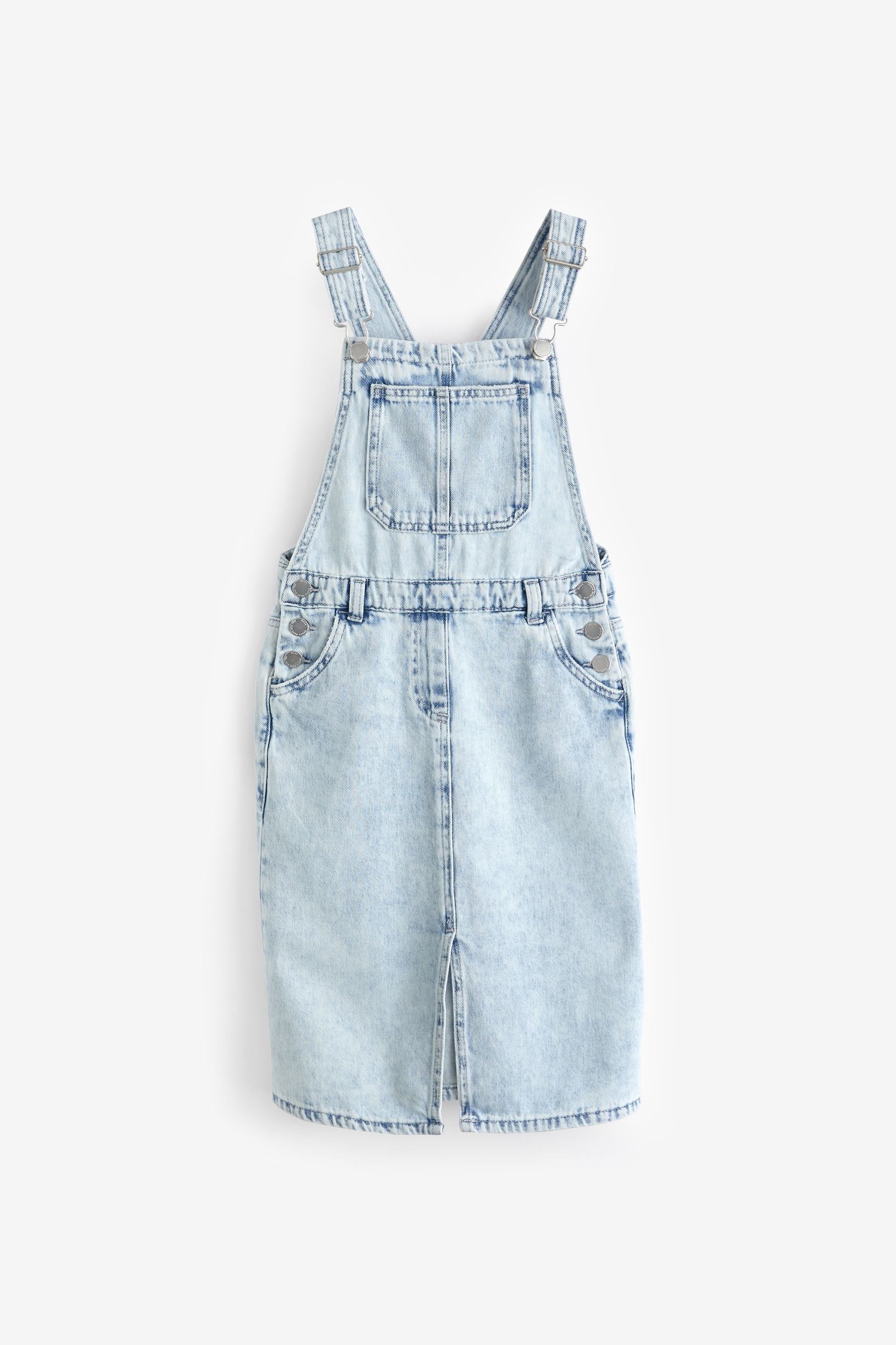 Blue Denim Maxi Pinafore Dress (3-16yrs)