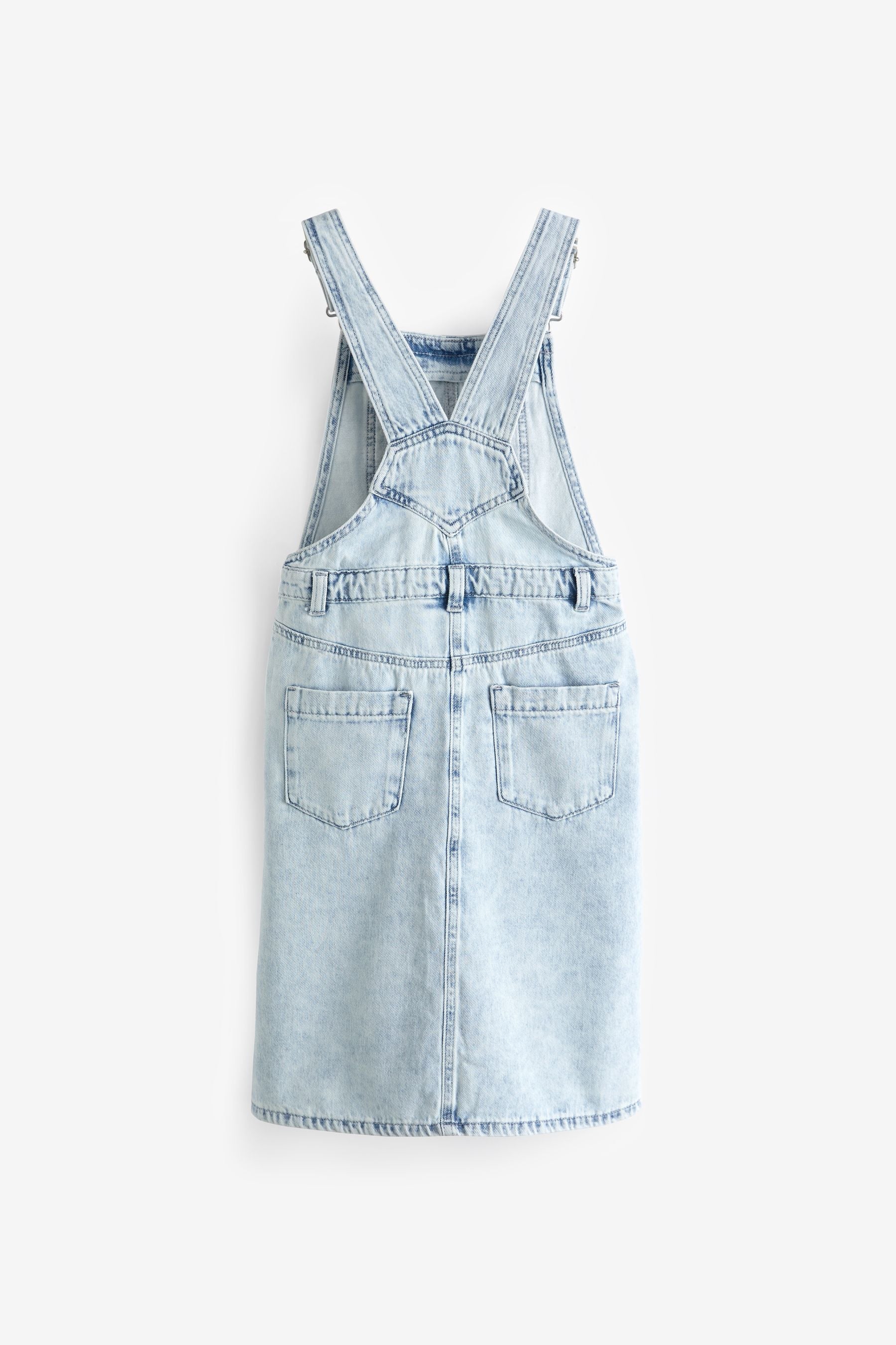 Blue Denim Maxi Pinafore Dress (3-16yrs)