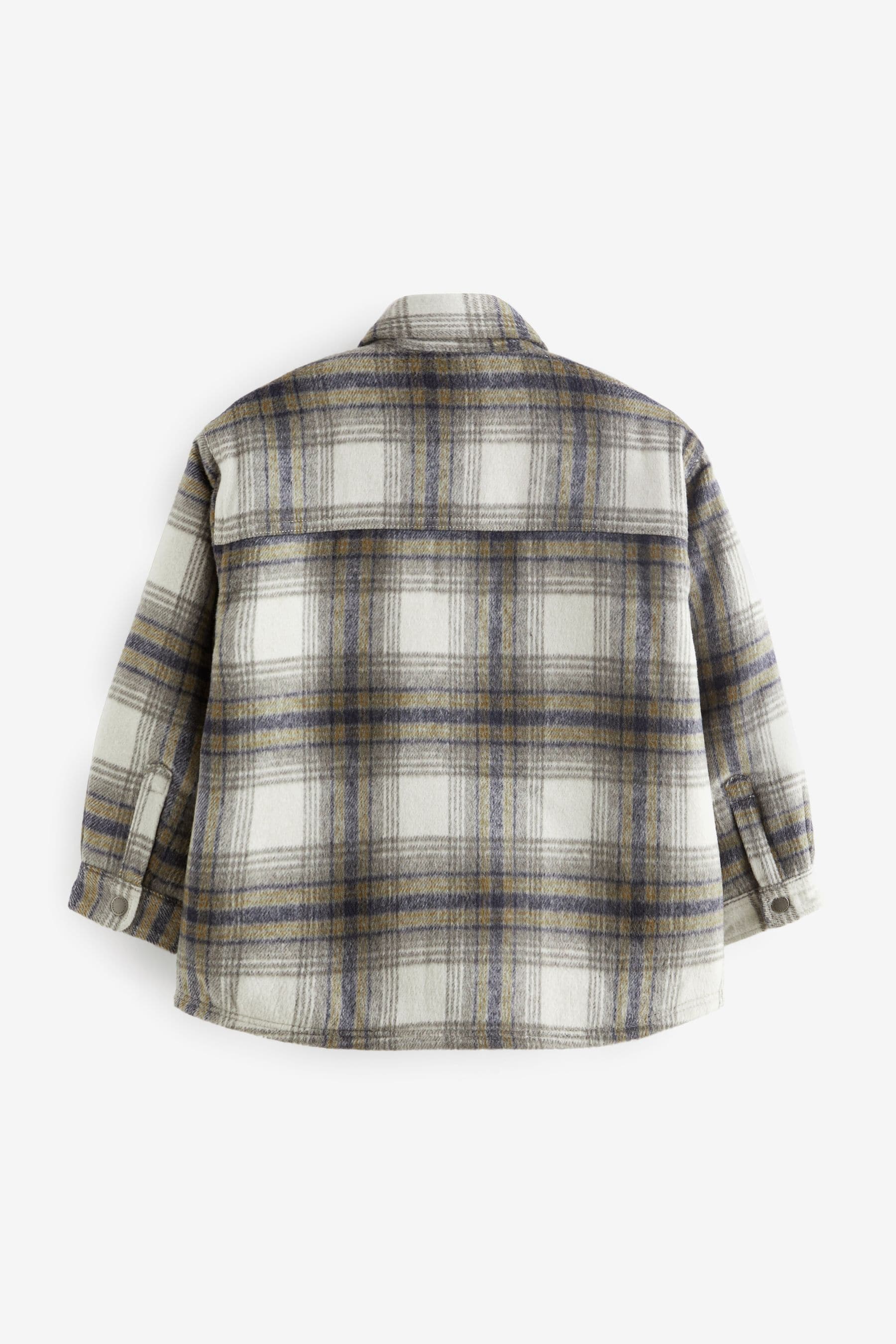 Grey Check Shacket (3-16yrs)