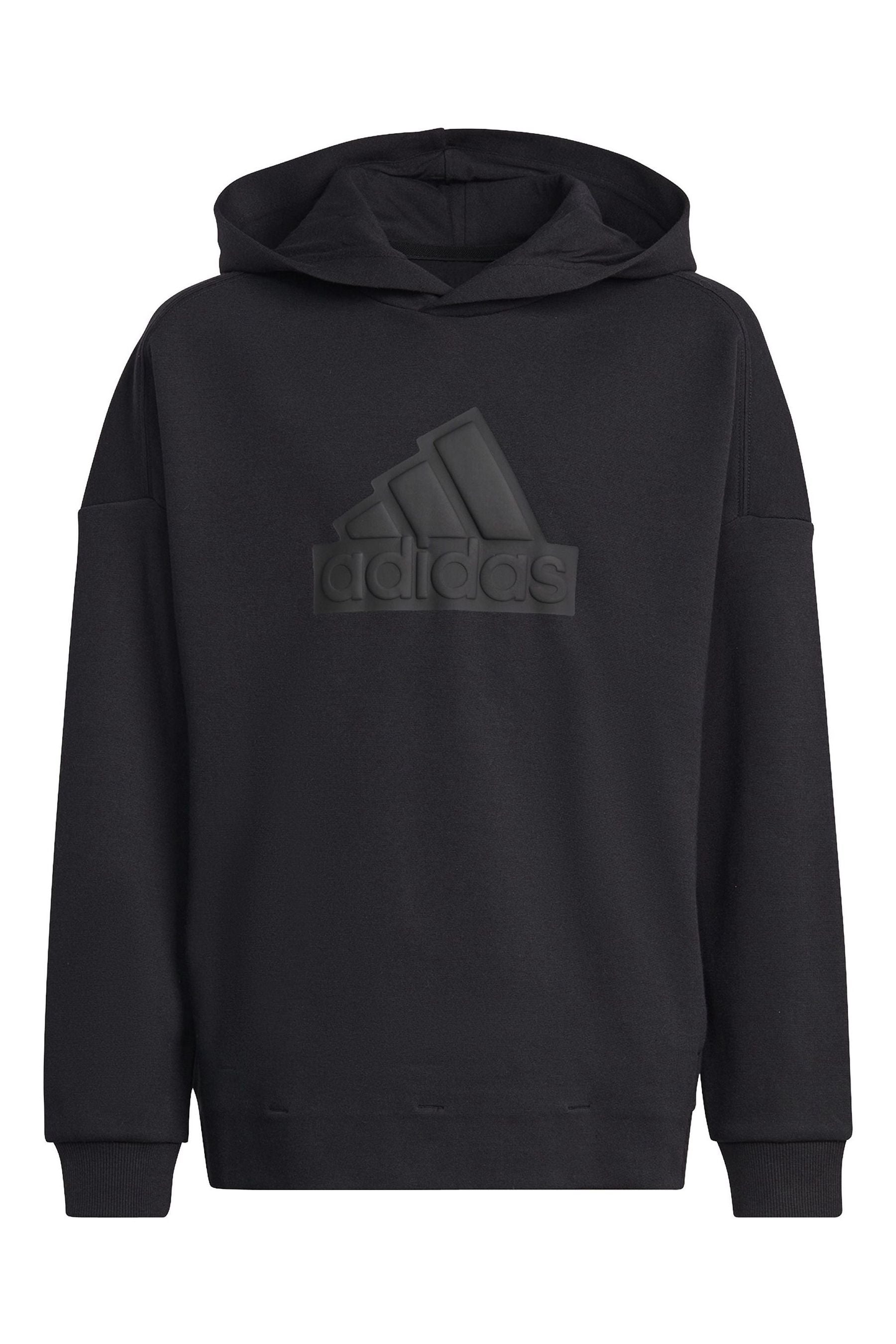 adidas Black Sportswear Future Icons Logo Hoodie