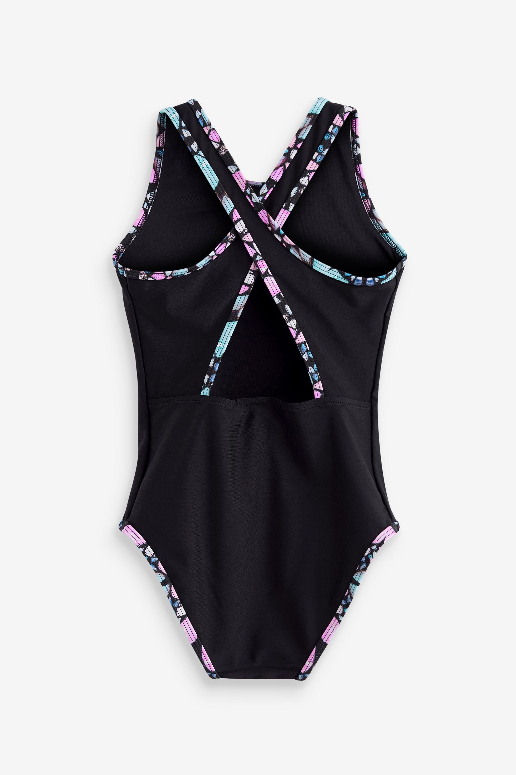 Baker by Ted Baker Black Logo Swimsuit