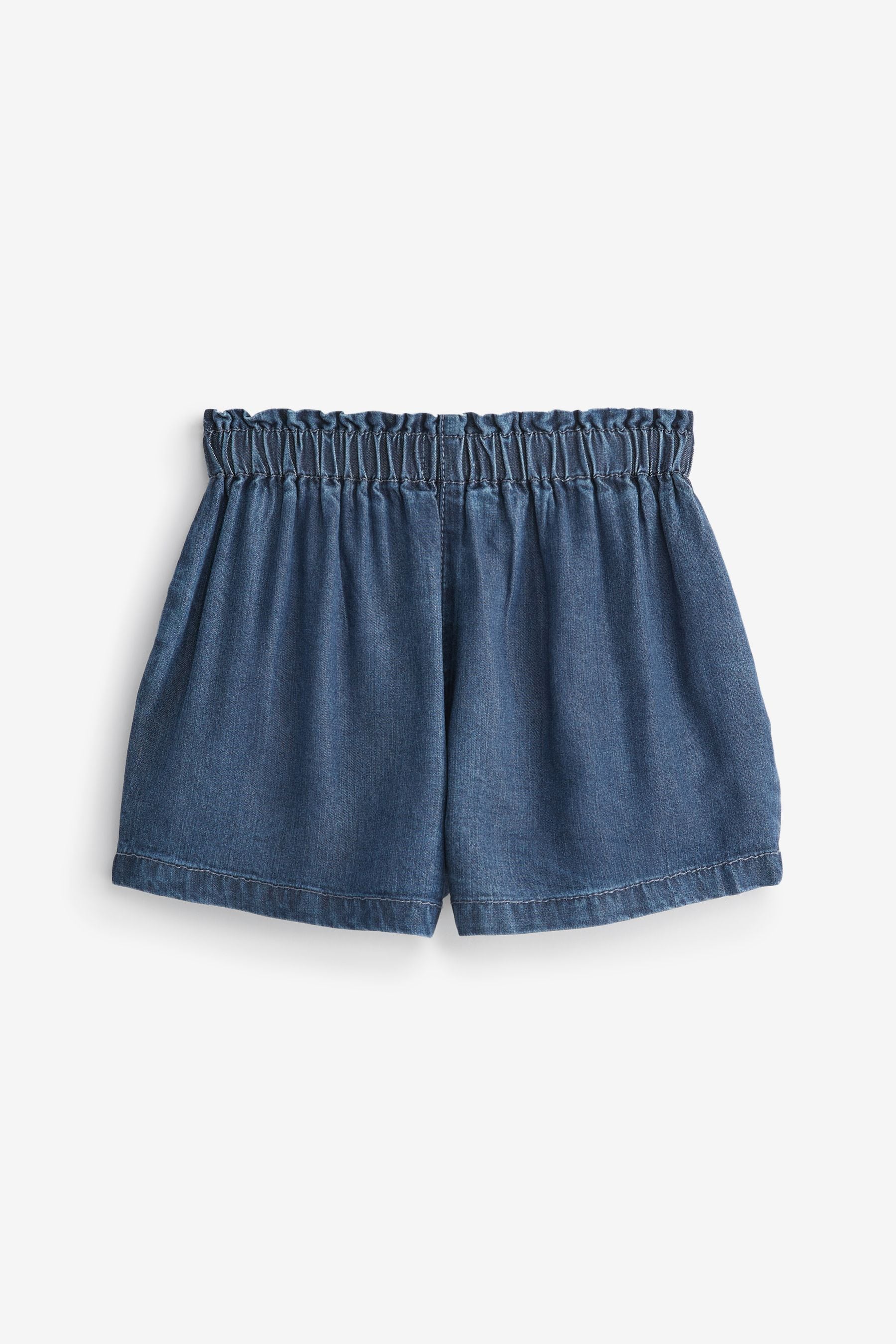 Denim Dark Wash Button Shorts (3mths-7yrs)