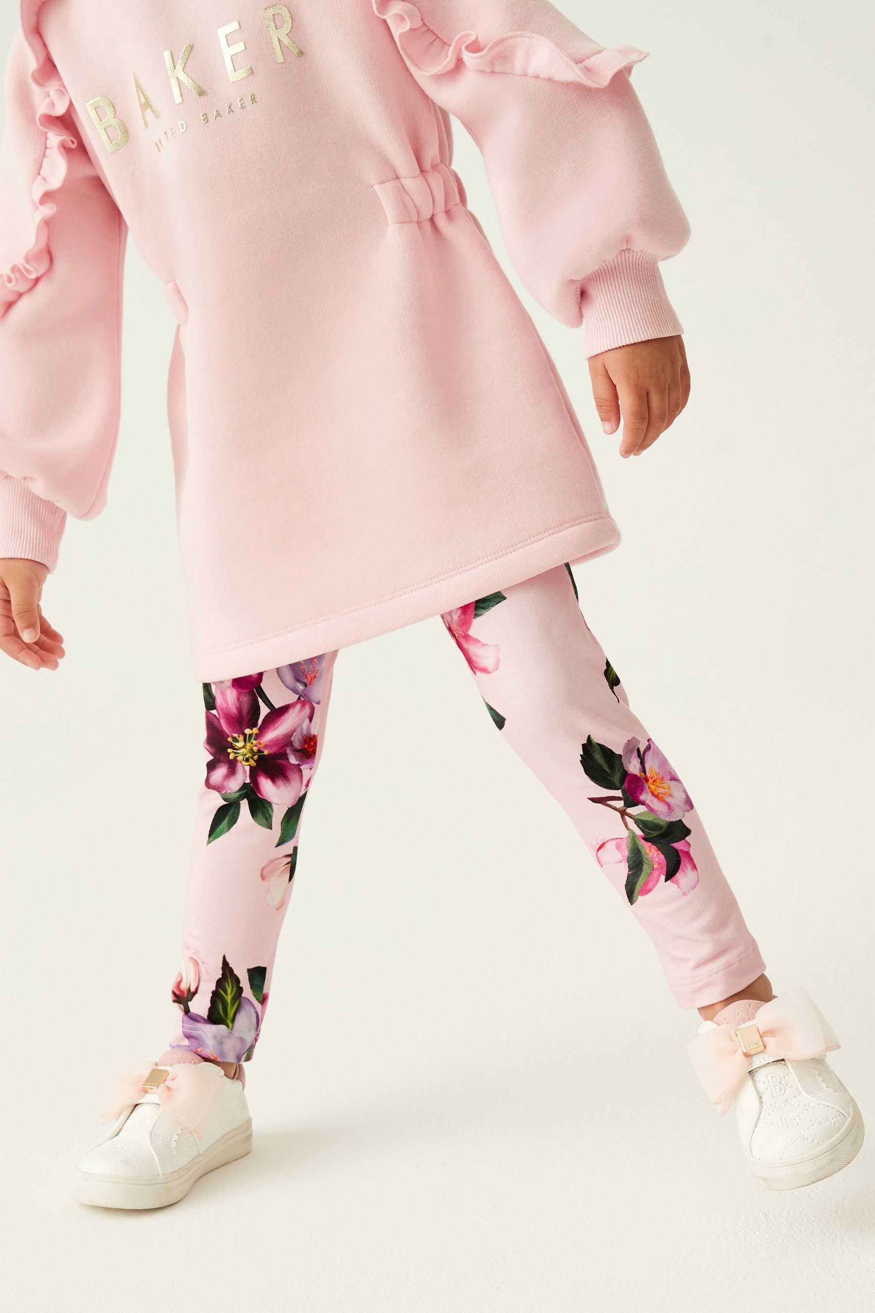 Baker by Ted Baker Floral Legging and Longline Sweater Set