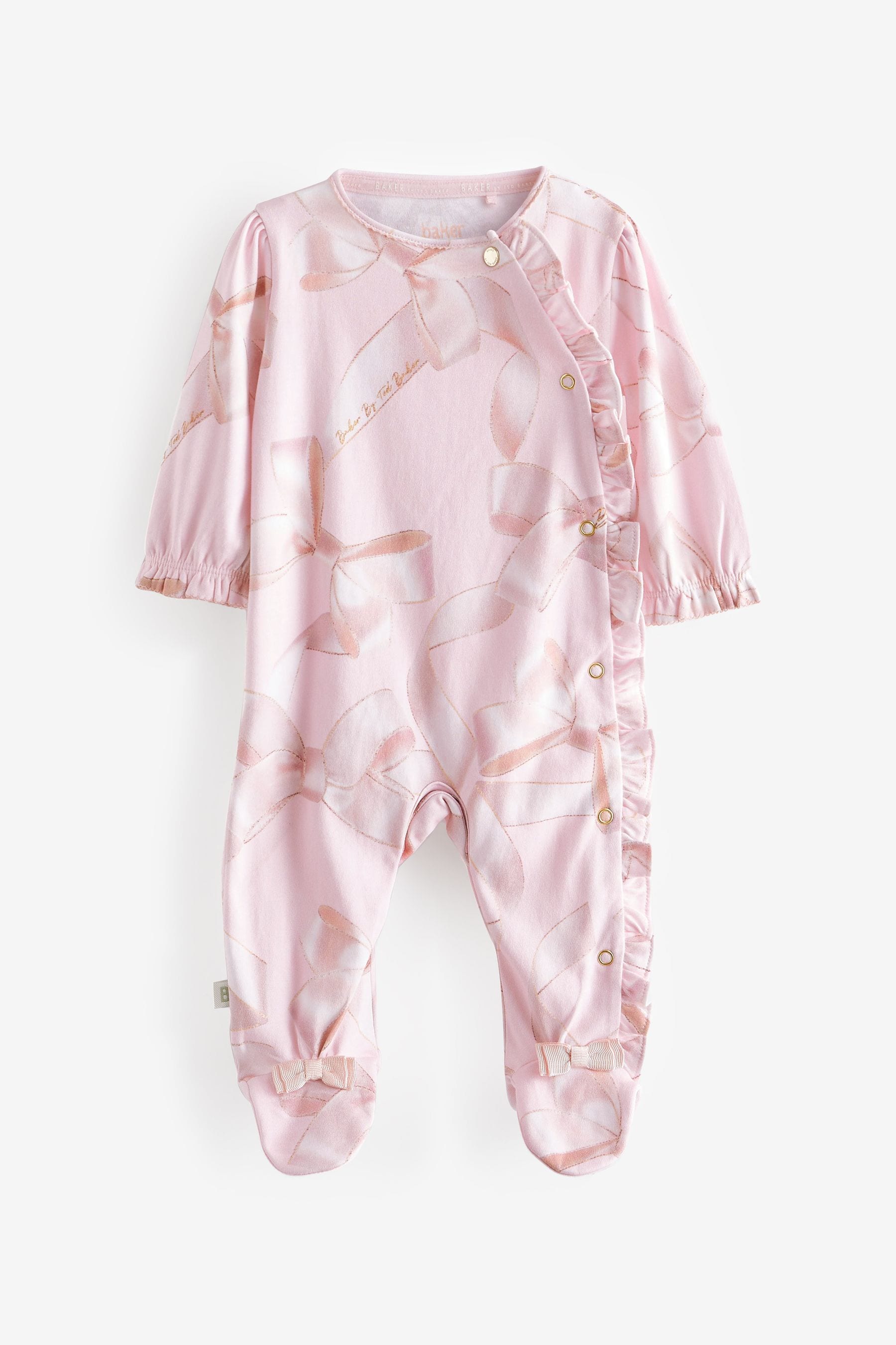 Baker by Ted Baker 100% Cotton Sleepsuits 3 Pack