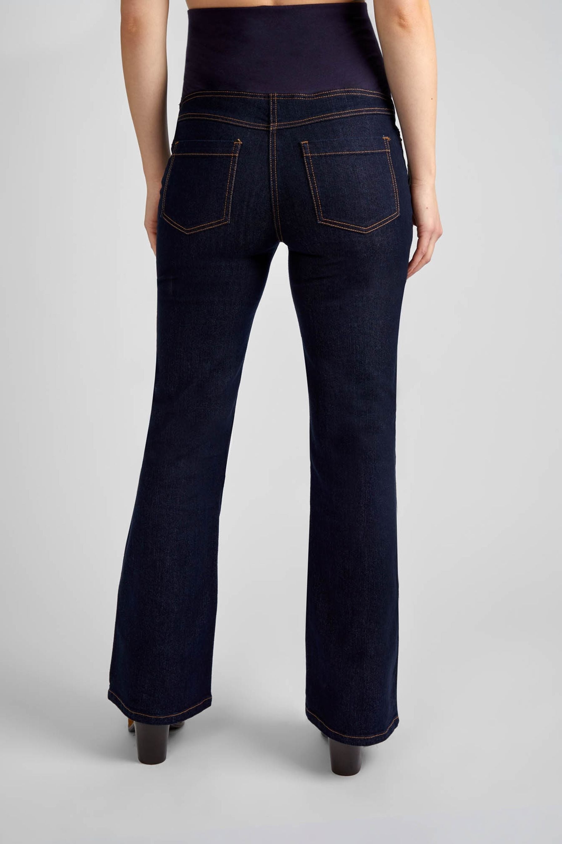 Dark Wash JoJo Maman Bébé Bootcut Maternity Jeans