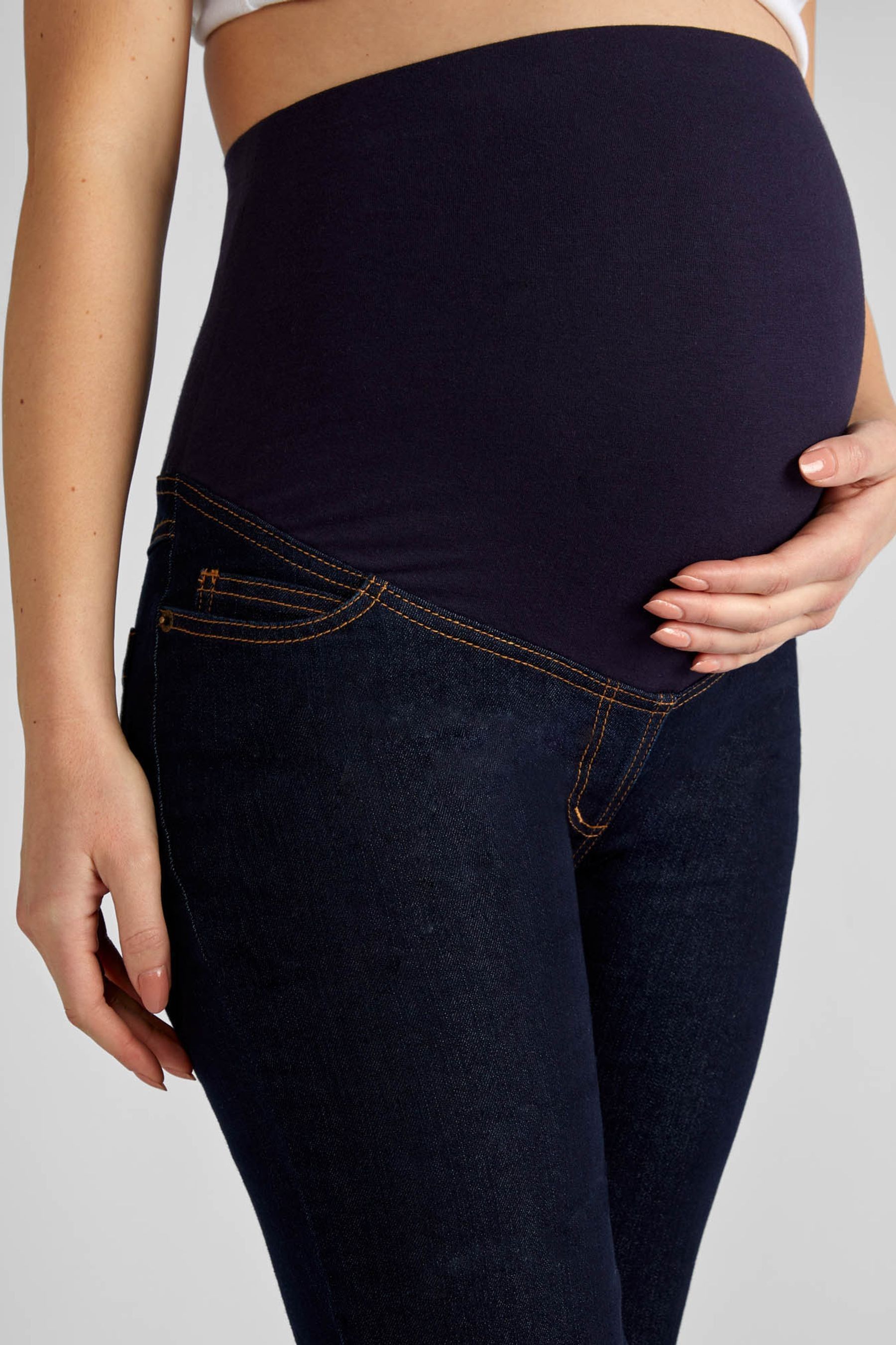 Dark Wash JoJo Maman Bébé Bootcut Maternity Jeans