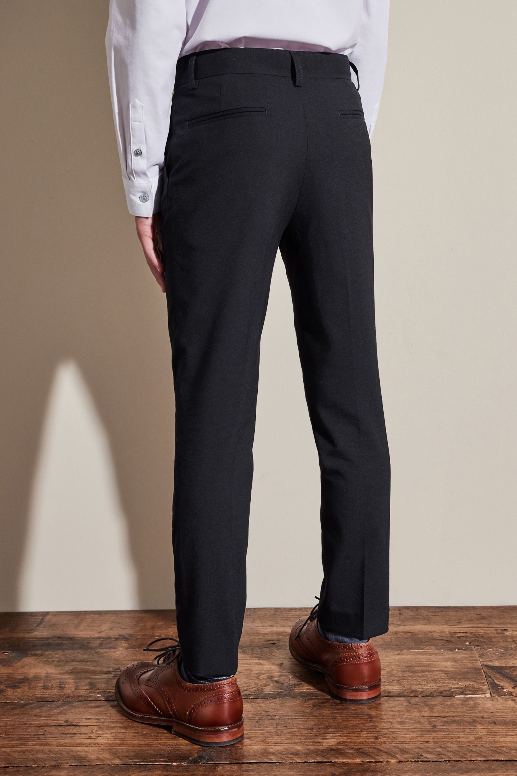 Navy Blue Suit Trousers (12mths-16yrs)