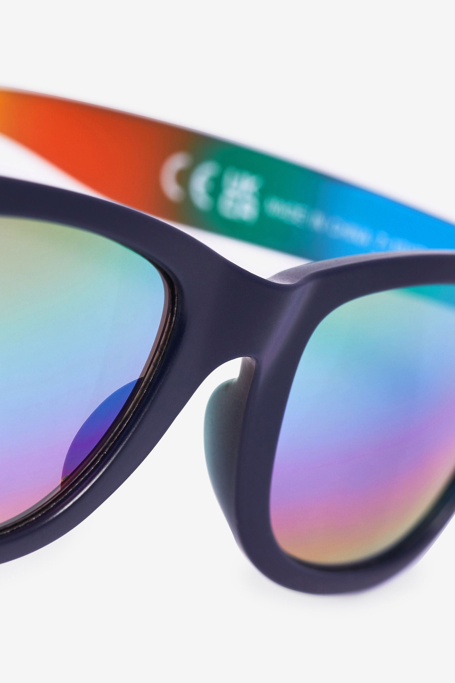 Navy Rainbow Sunglasses