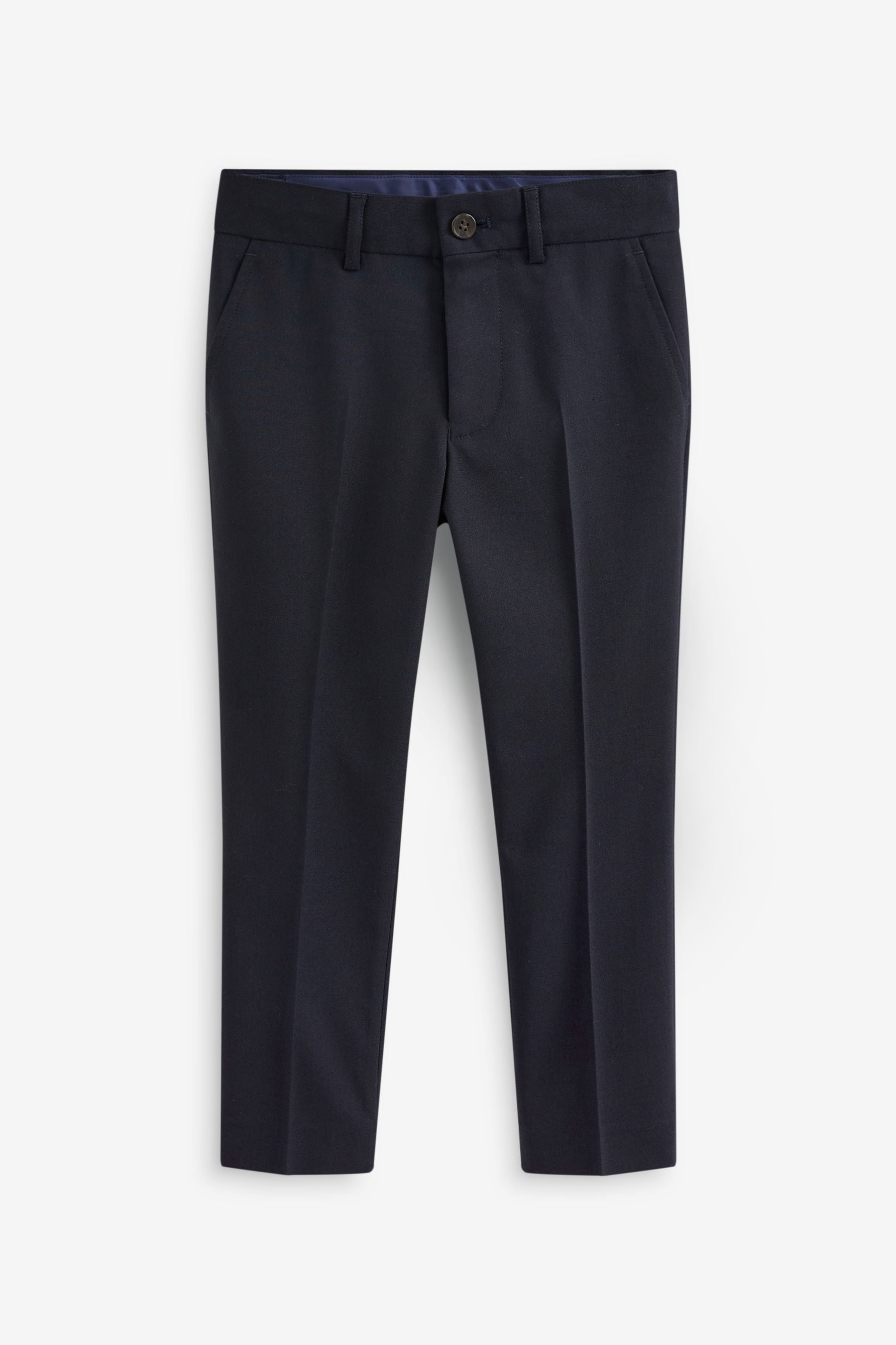 Navy Blue Tailored Fit Suit Trousers (12mths-16yrs)