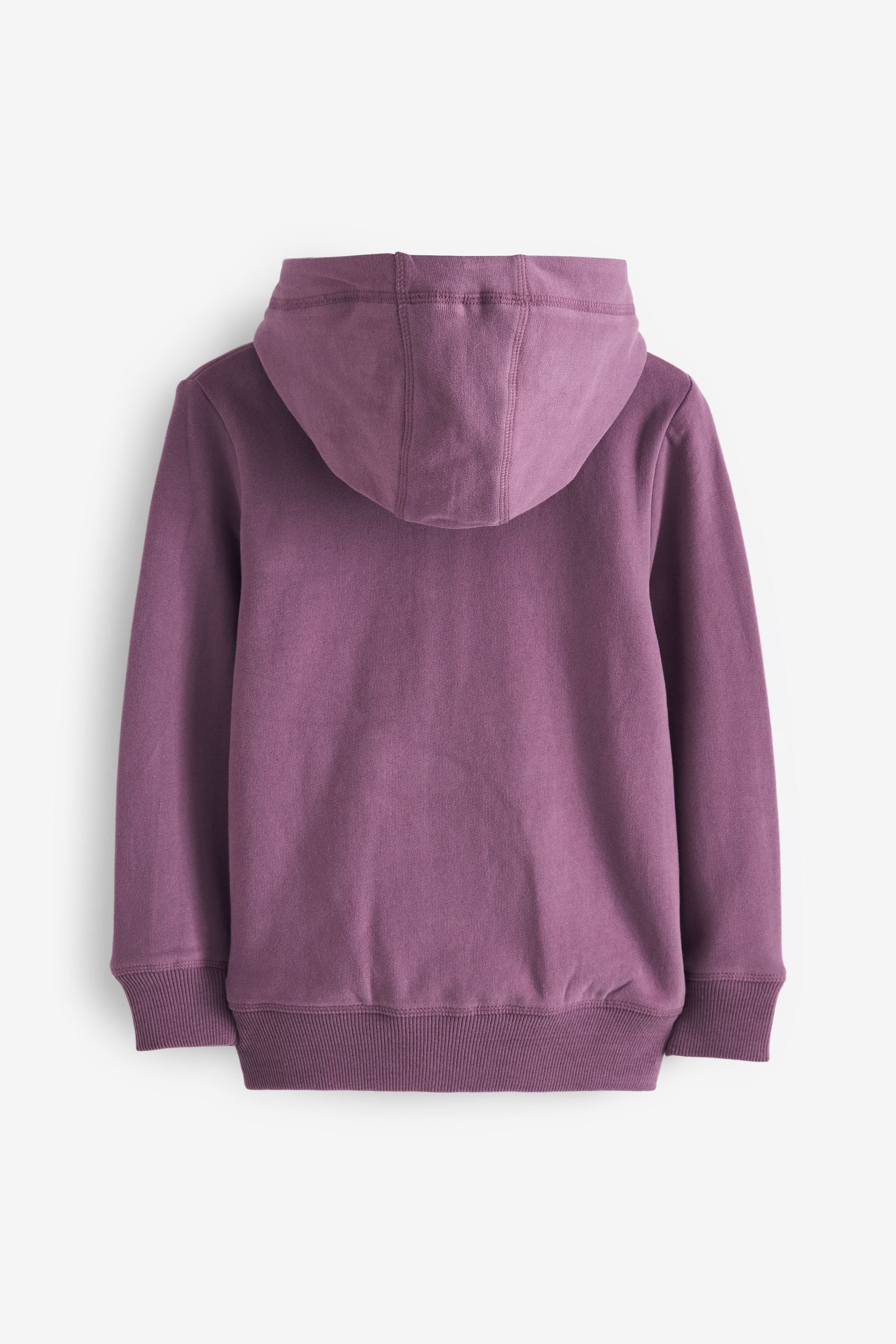 Berry Purple Zip Through Hoodie (3-16yrs)