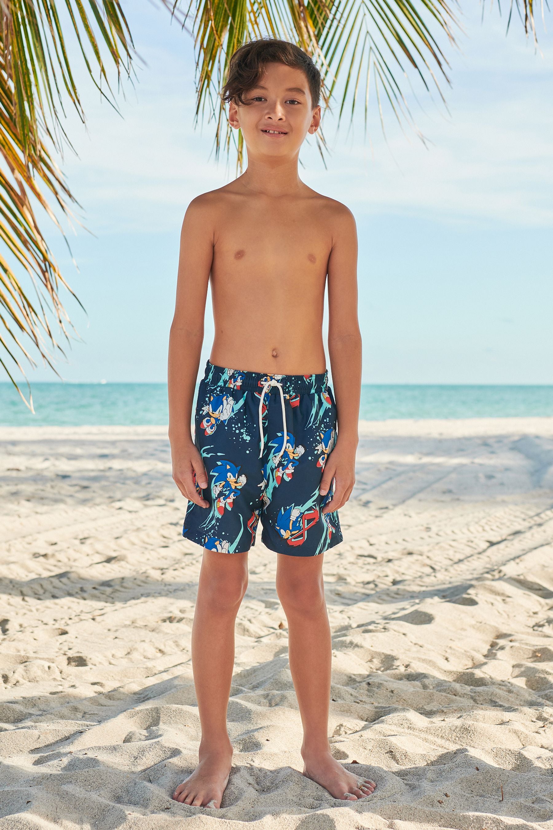 Blue Sonic Swim Shorts (3-16yrs)