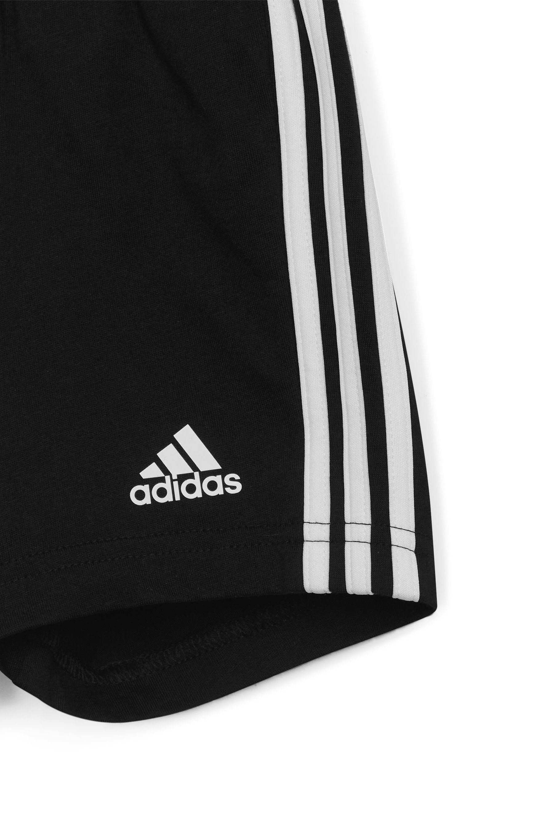 White adidas Sportswear Essentials T-Shirt and Shorts Set