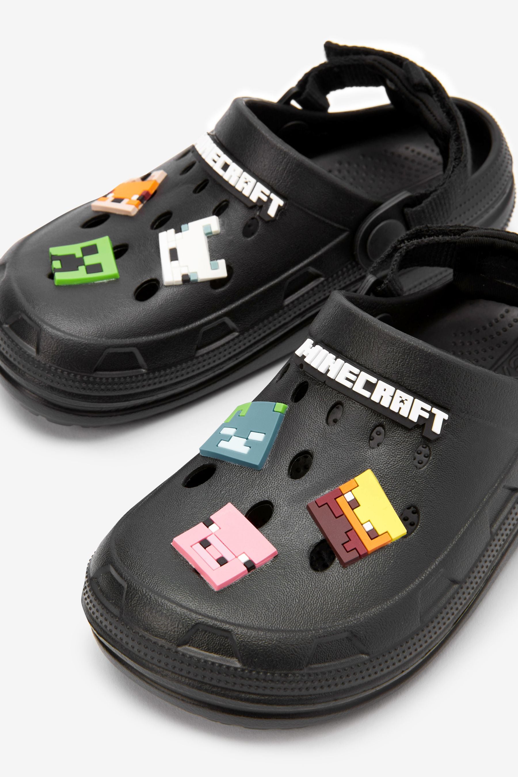 Minecraft Green/Black Clogs