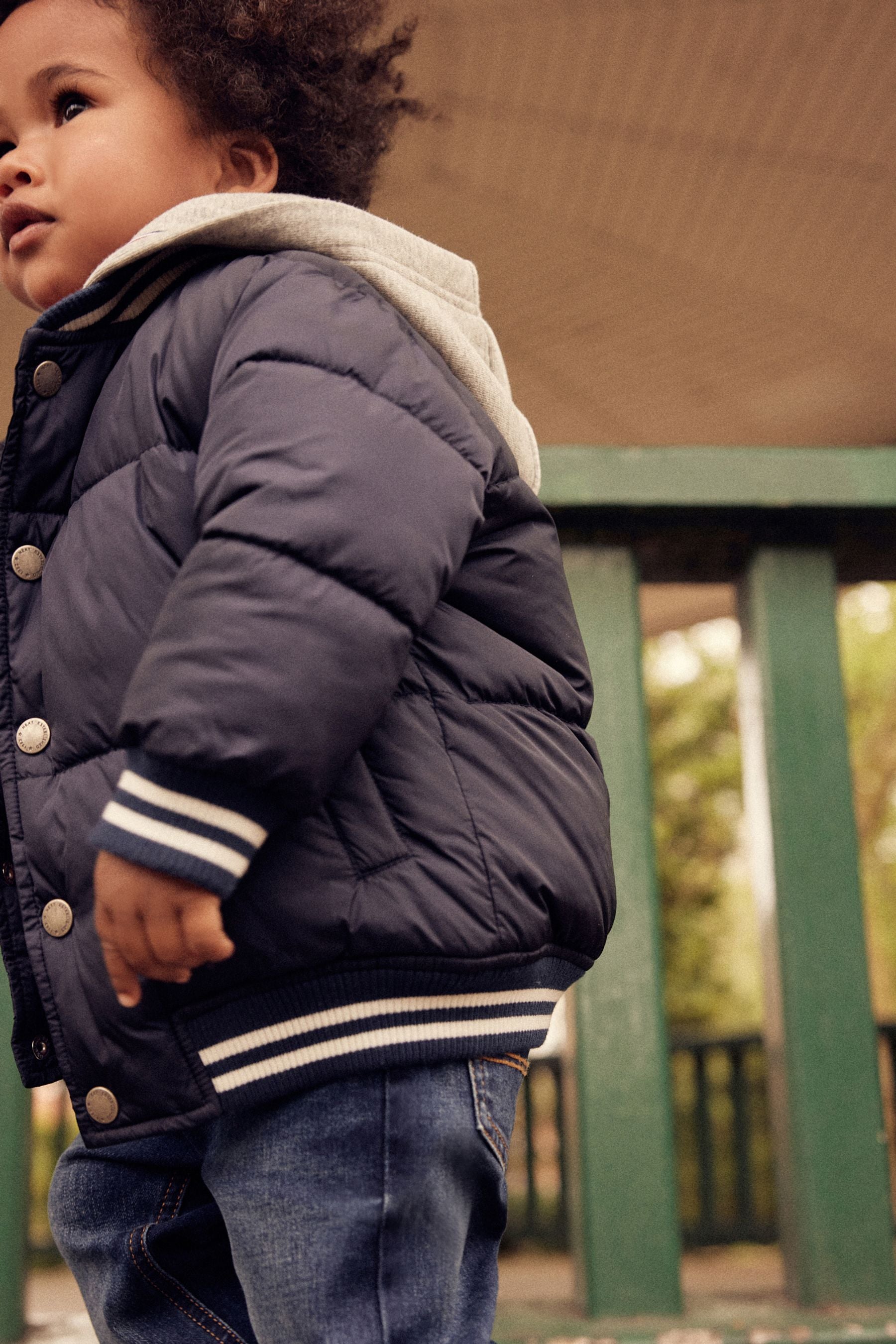 Navy Blue Padded Coat (3mths-7yrs)