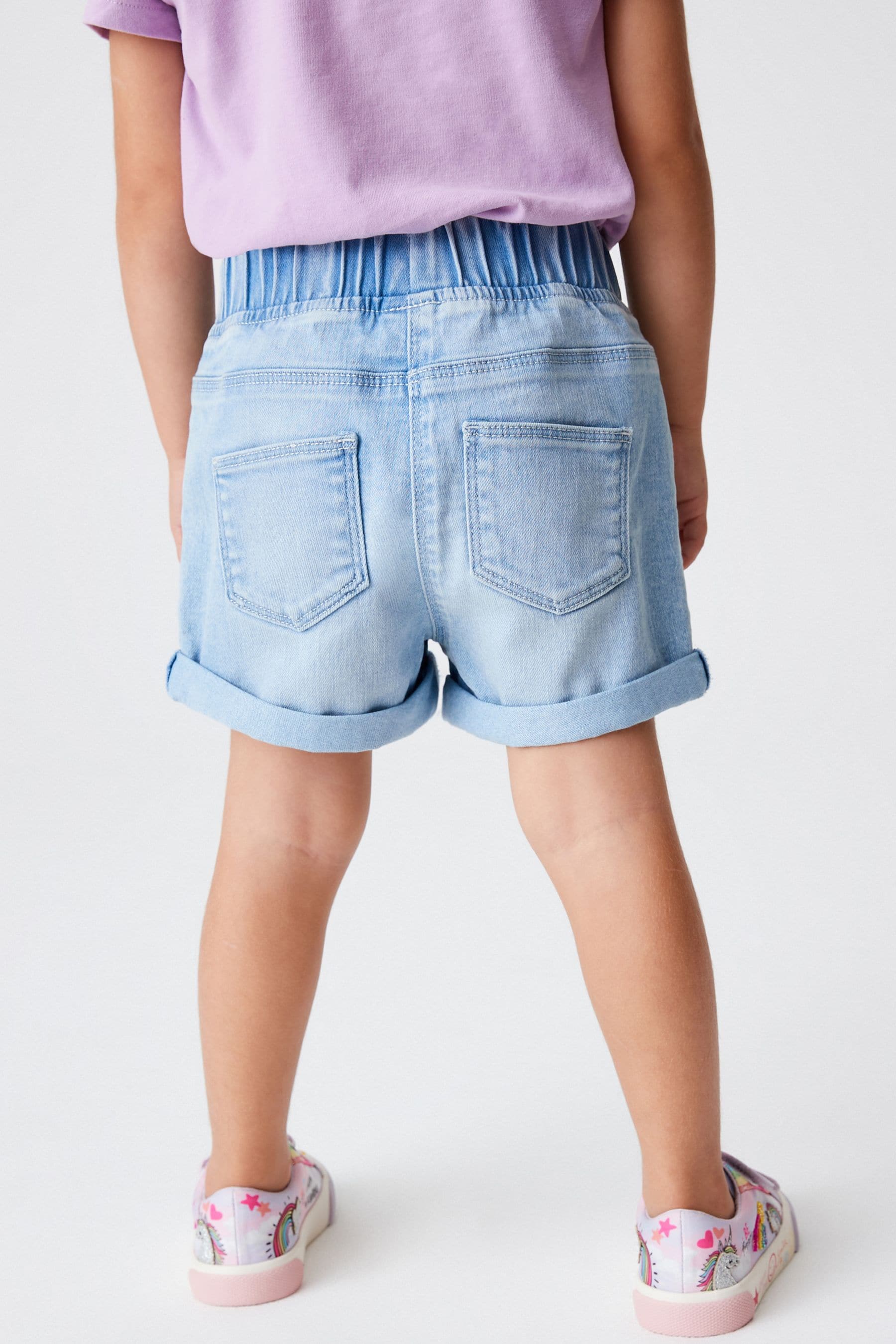 Denim Light Wash 1 Pack Elasticated Waist Shorts (3mths-10yrs)