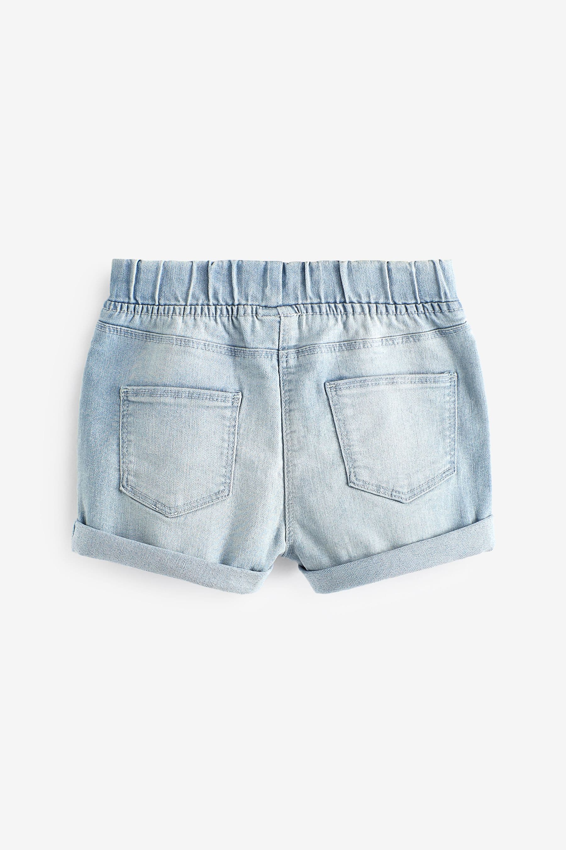 Denim Light Wash 1 Pack Elasticated Waist Shorts (3mths-10yrs)