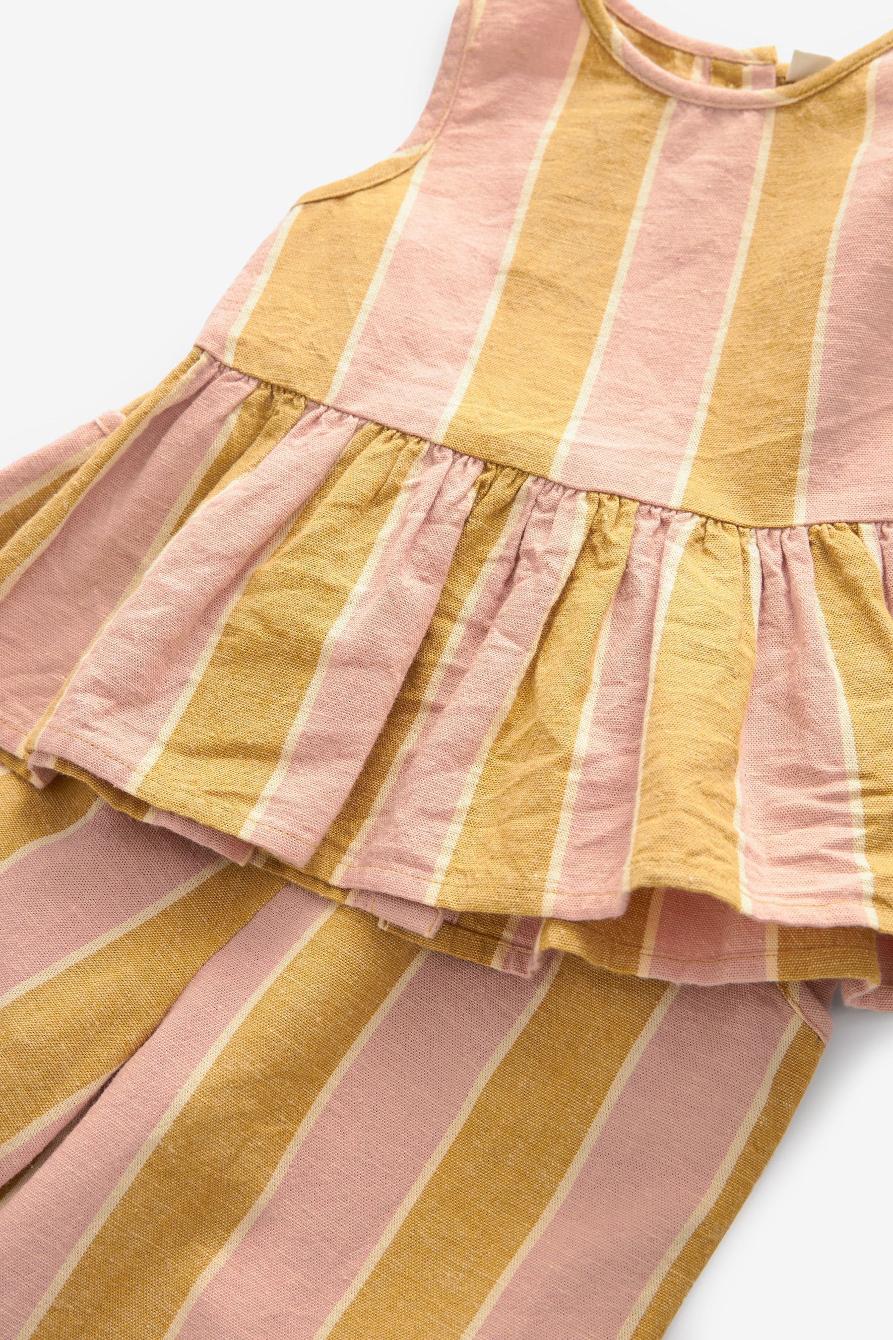 Pink/Yellow Stripe Co-ord Set (3mths-8yrs)