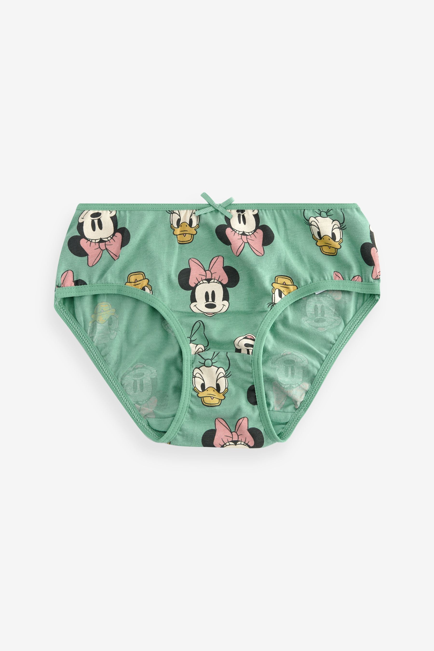 Green/Purple Minnie Mouse Briefs 5 Pack (1.5-12yrs)