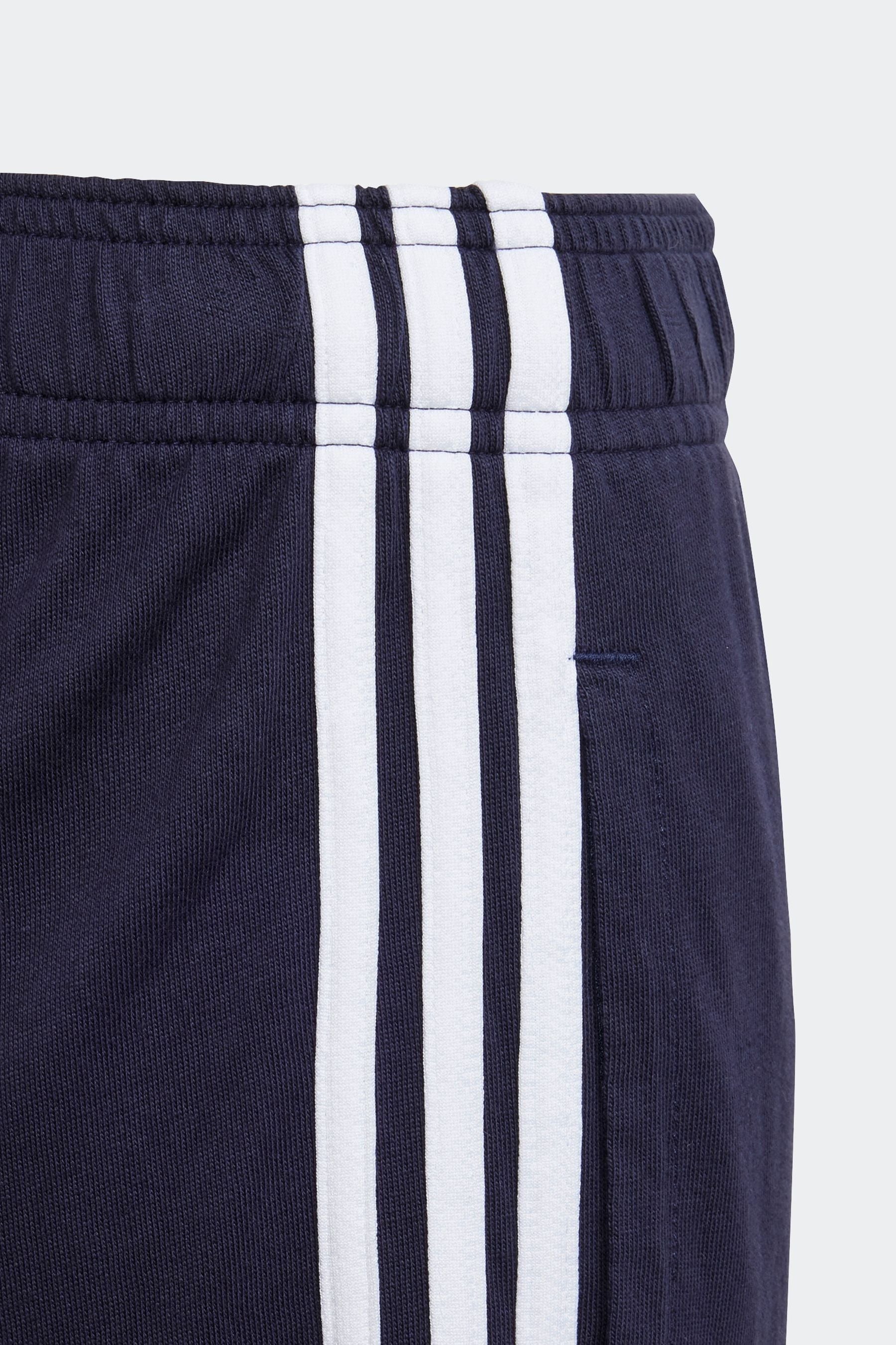 adidas Blue Sportswear Essentials 3 Stripes Knit Shorts