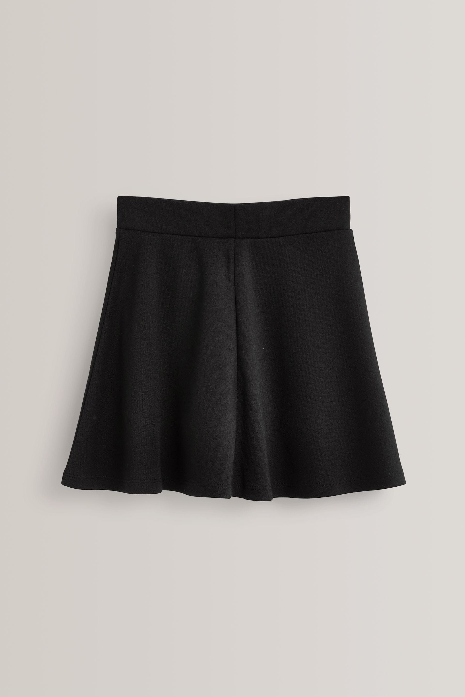 Black Pull-On School Skort with Jersey Stretch (3-17yrs)