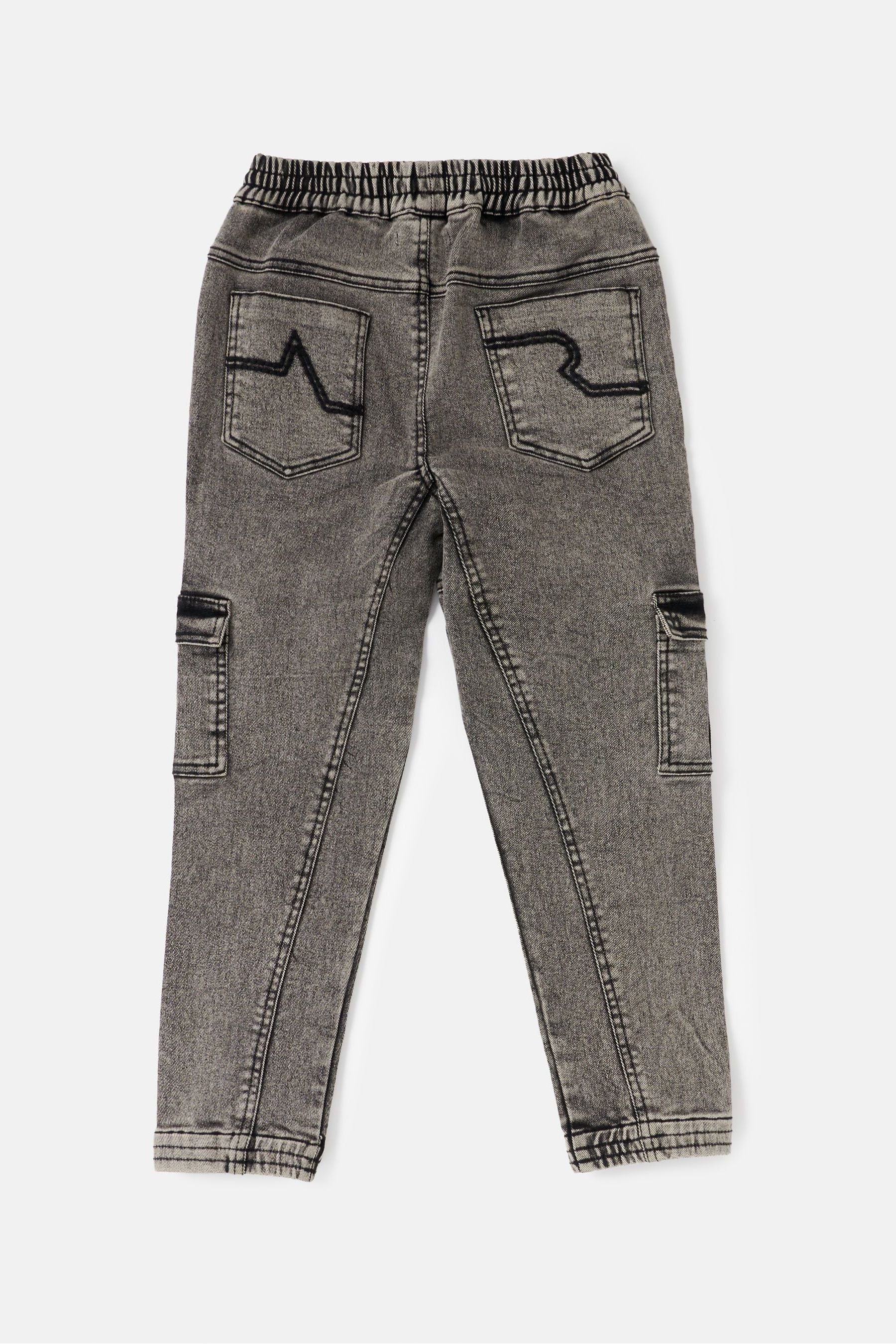 Angel & Rocket Grey Nile Washed 100% Cotton Jogger Jeans