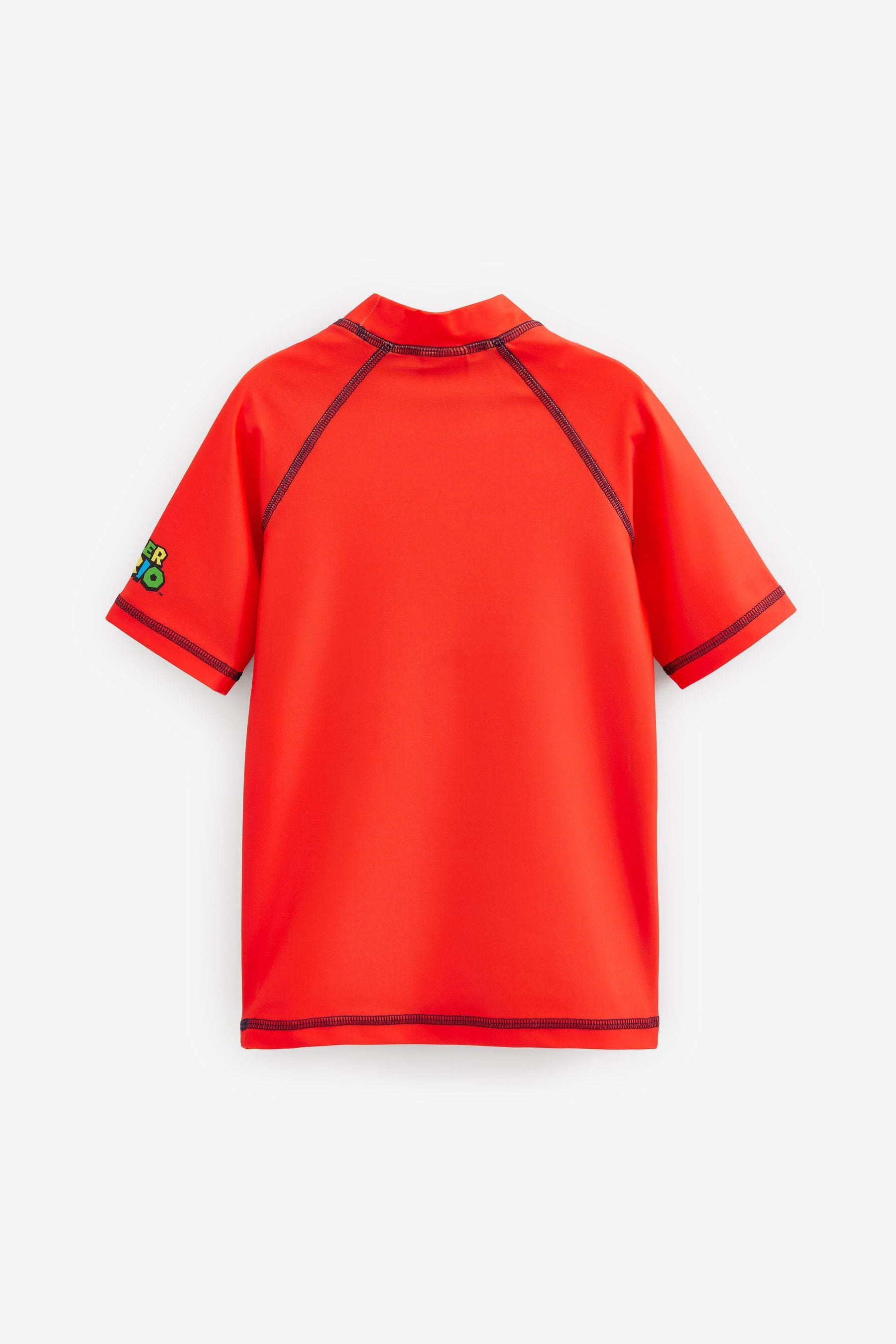 Red Mario Rash Vest (3-16yrs)