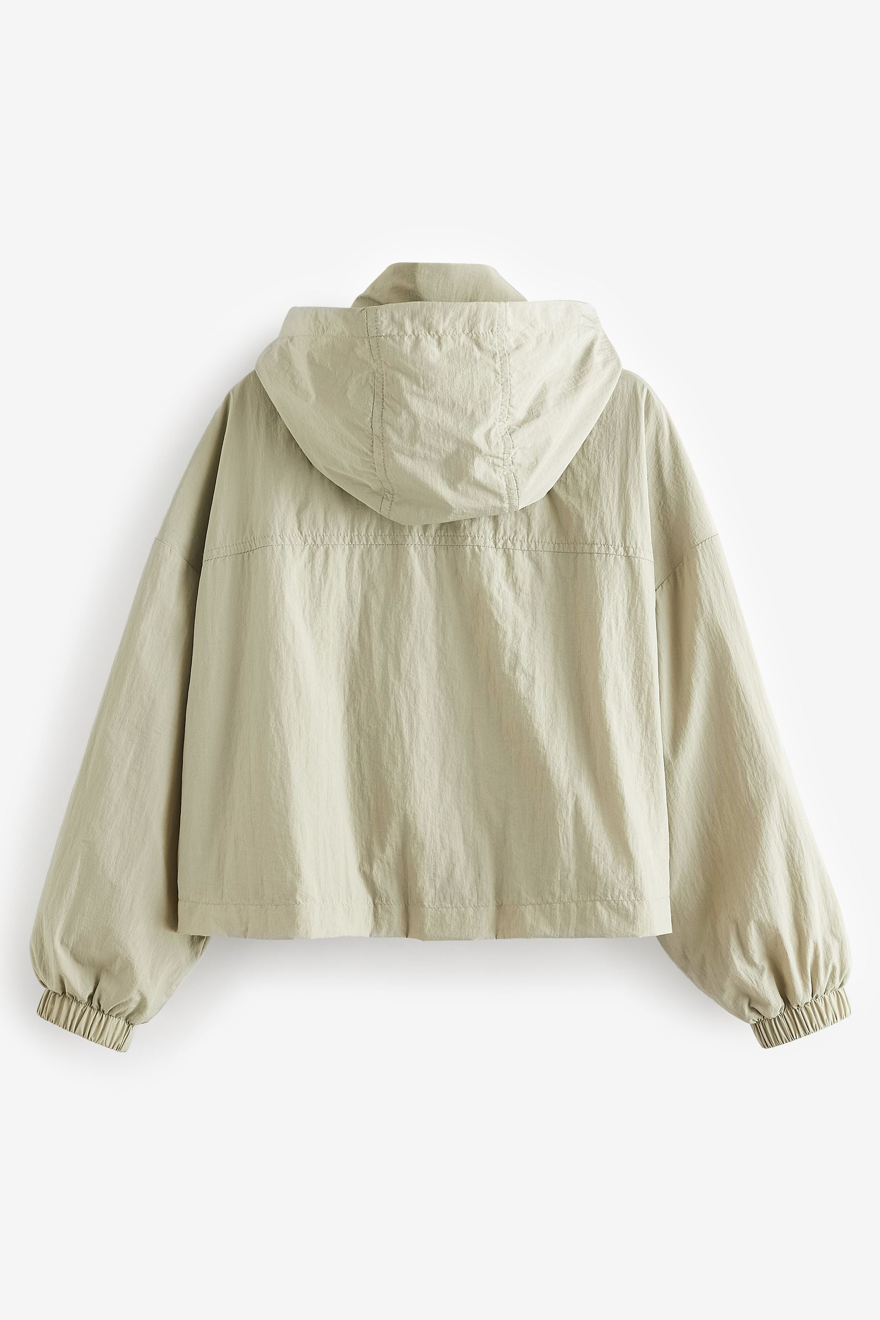 Sage Green Shower Resistant Crop Cagoule (3-16yrs)