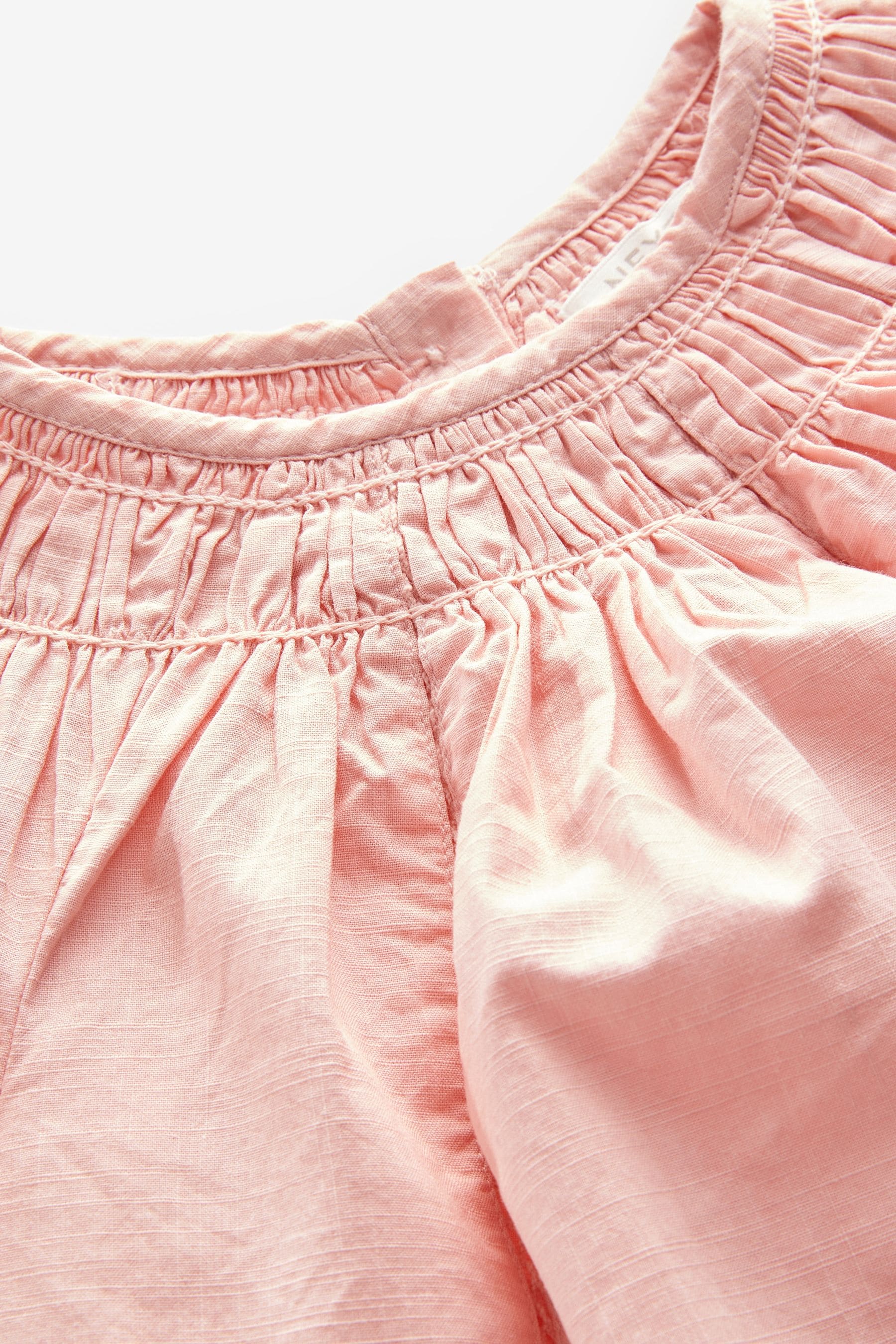 Pink Angel Sleeve Blouse (3mths-8yrs)