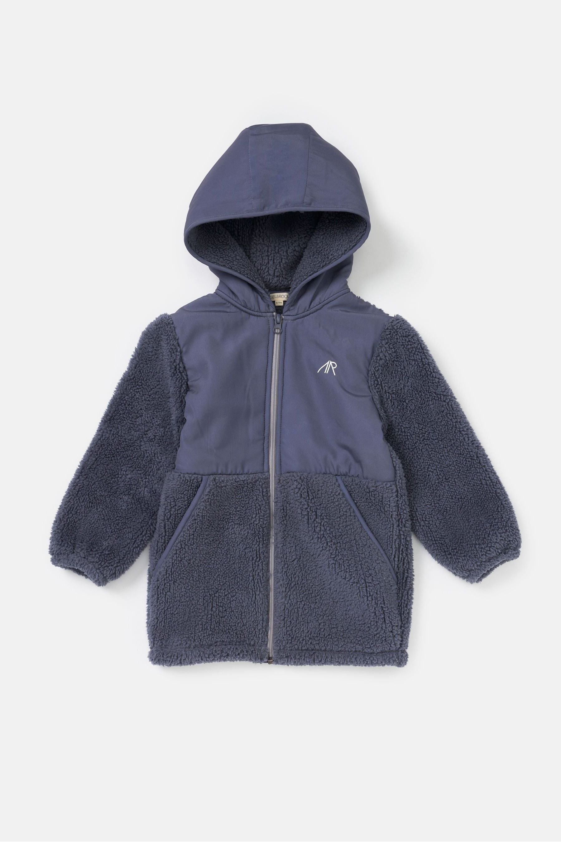 Angel & Rocket Blue Mason Borg Hoodie