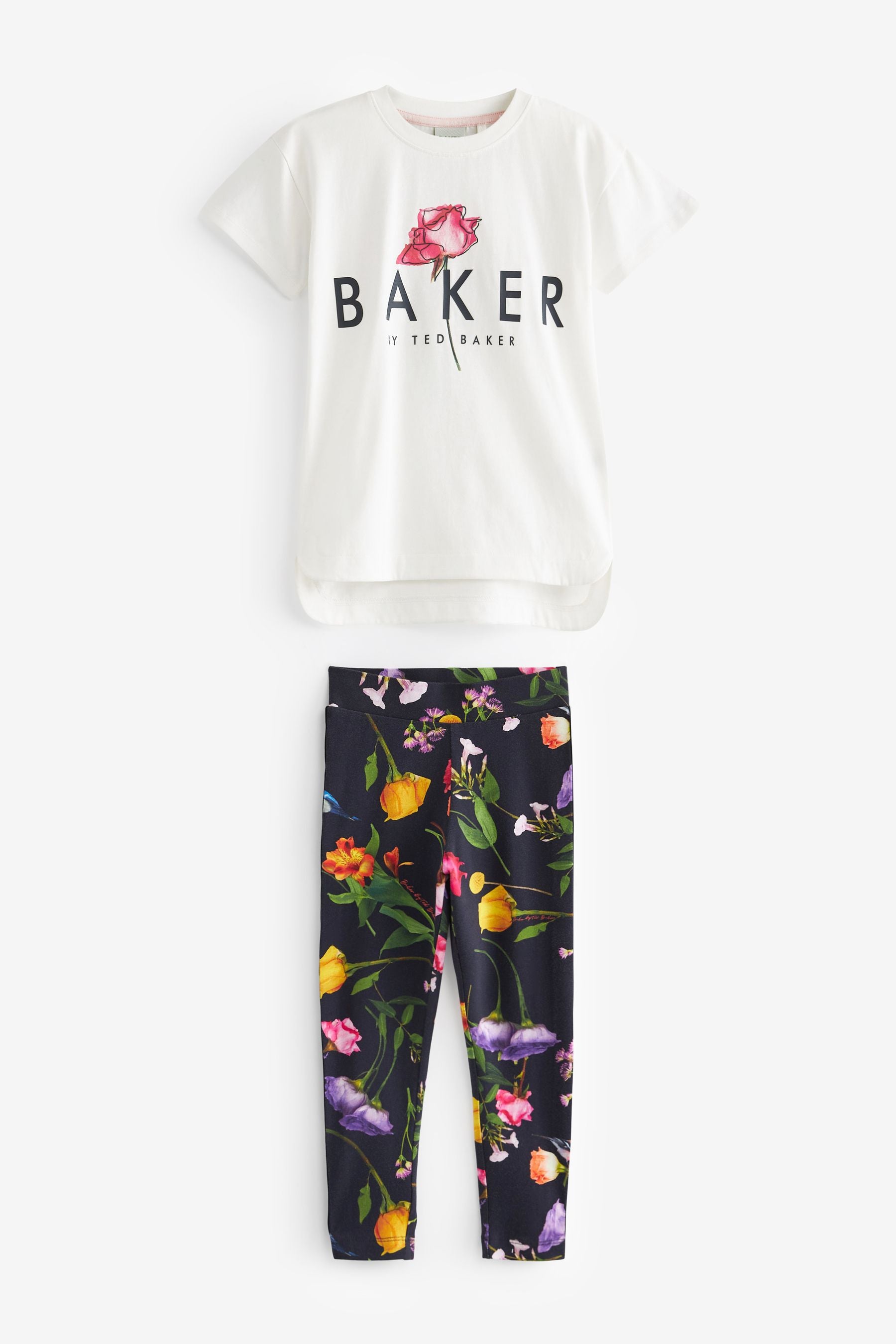 Baker by Ted Baker Floral Legging and T-Shirt Set