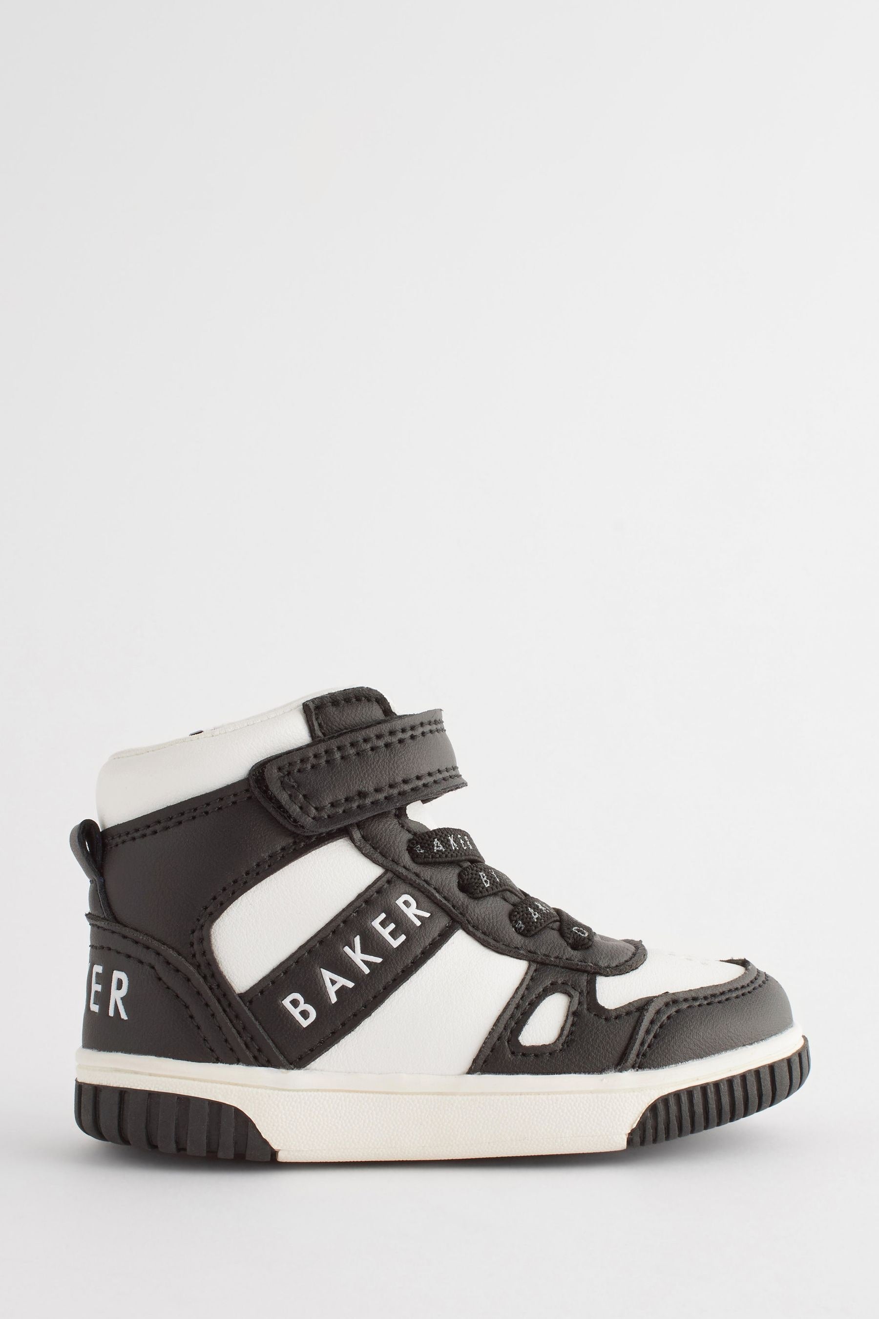 Baker by Ted Baker Boys Black Hi-Top Trainers