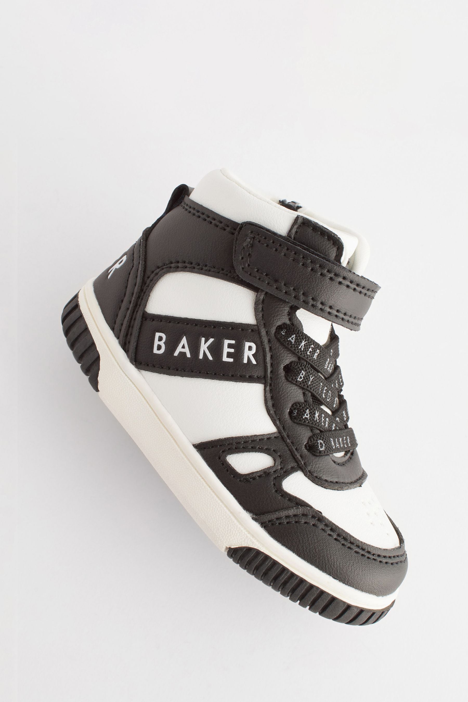 Baker by Ted Baker Boys Black Hi-Top Trainers