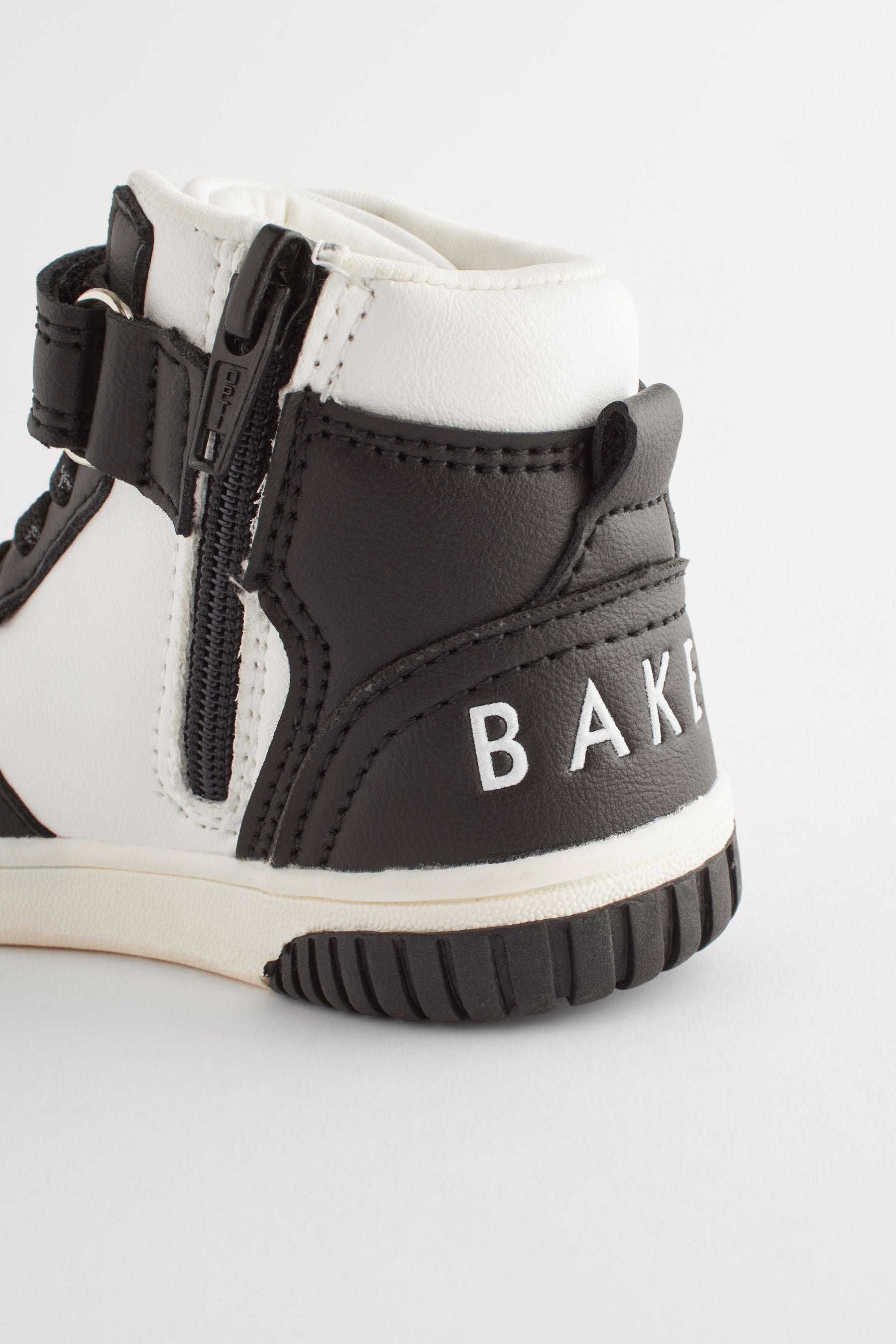 Baker by Ted Baker Boys Black Hi-Top Trainers