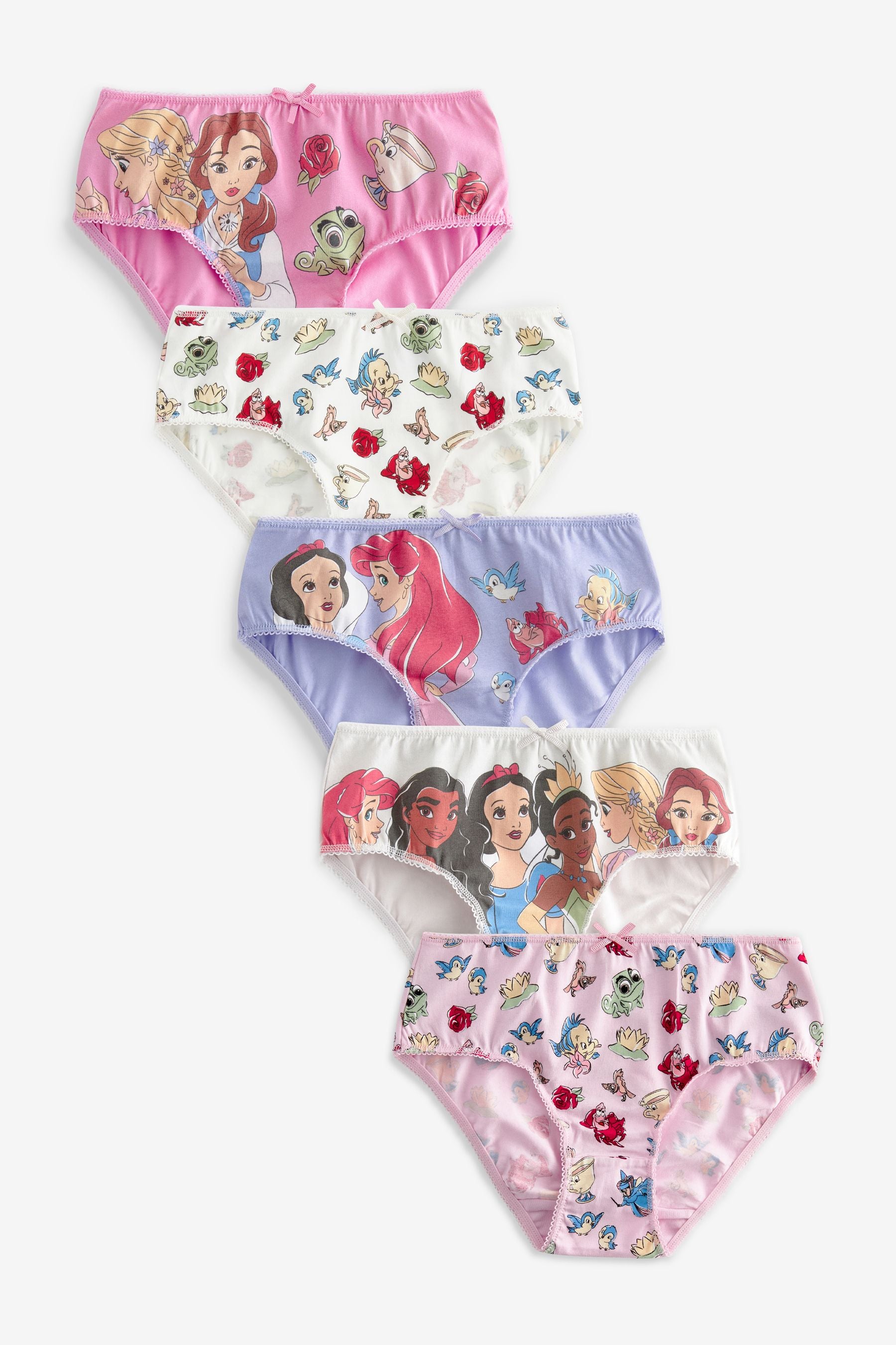 Pink Disney Frozen Briefs 5 Pack (1.5-12yrs)