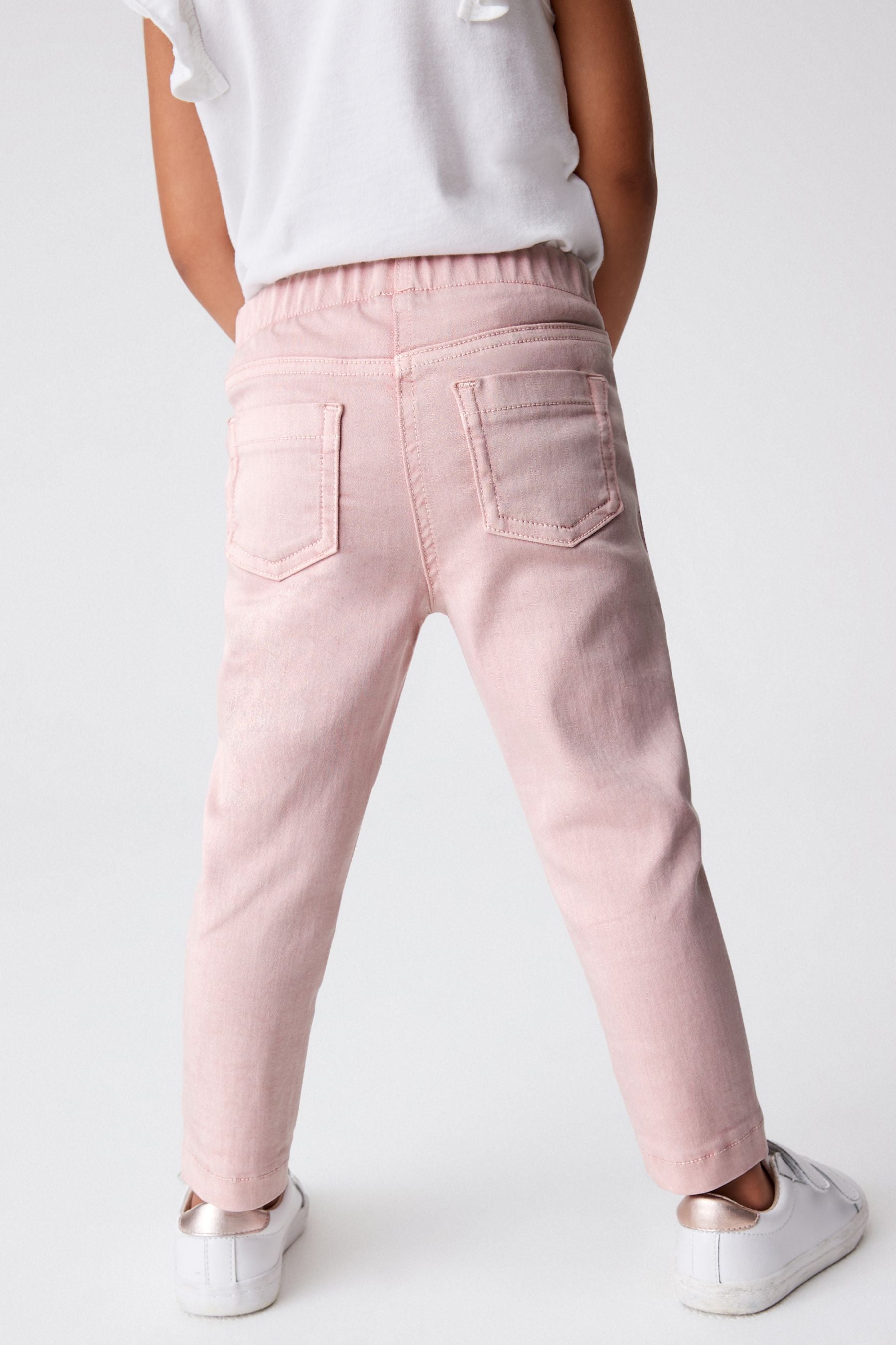 Pink 1 Pack Elasticated Waist Jeggings (3mths-7yrs)