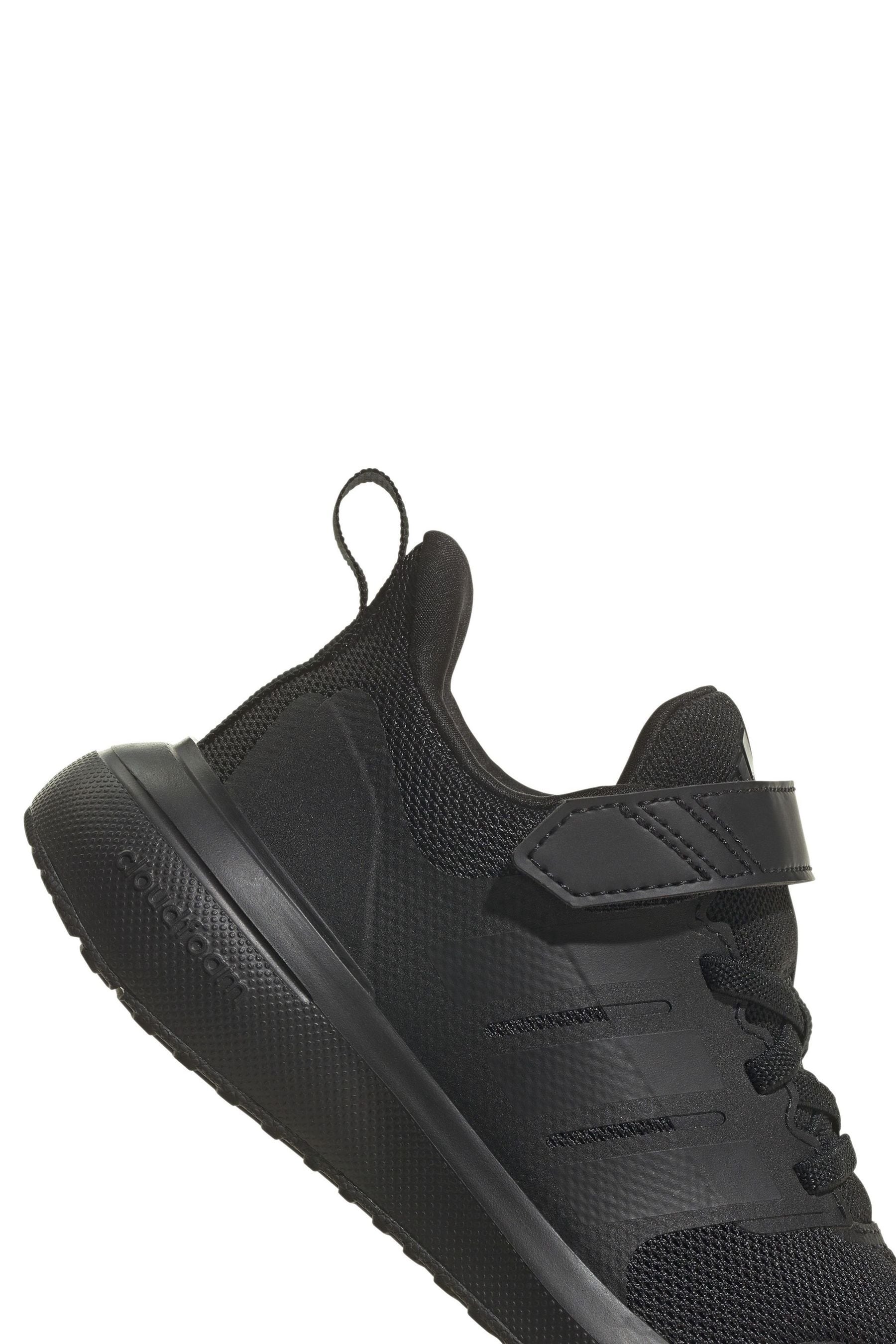 adidas Black Kids Sportswear Fortarun 2.0 Cloudfoam Elastic Lace Top Strap Trainers