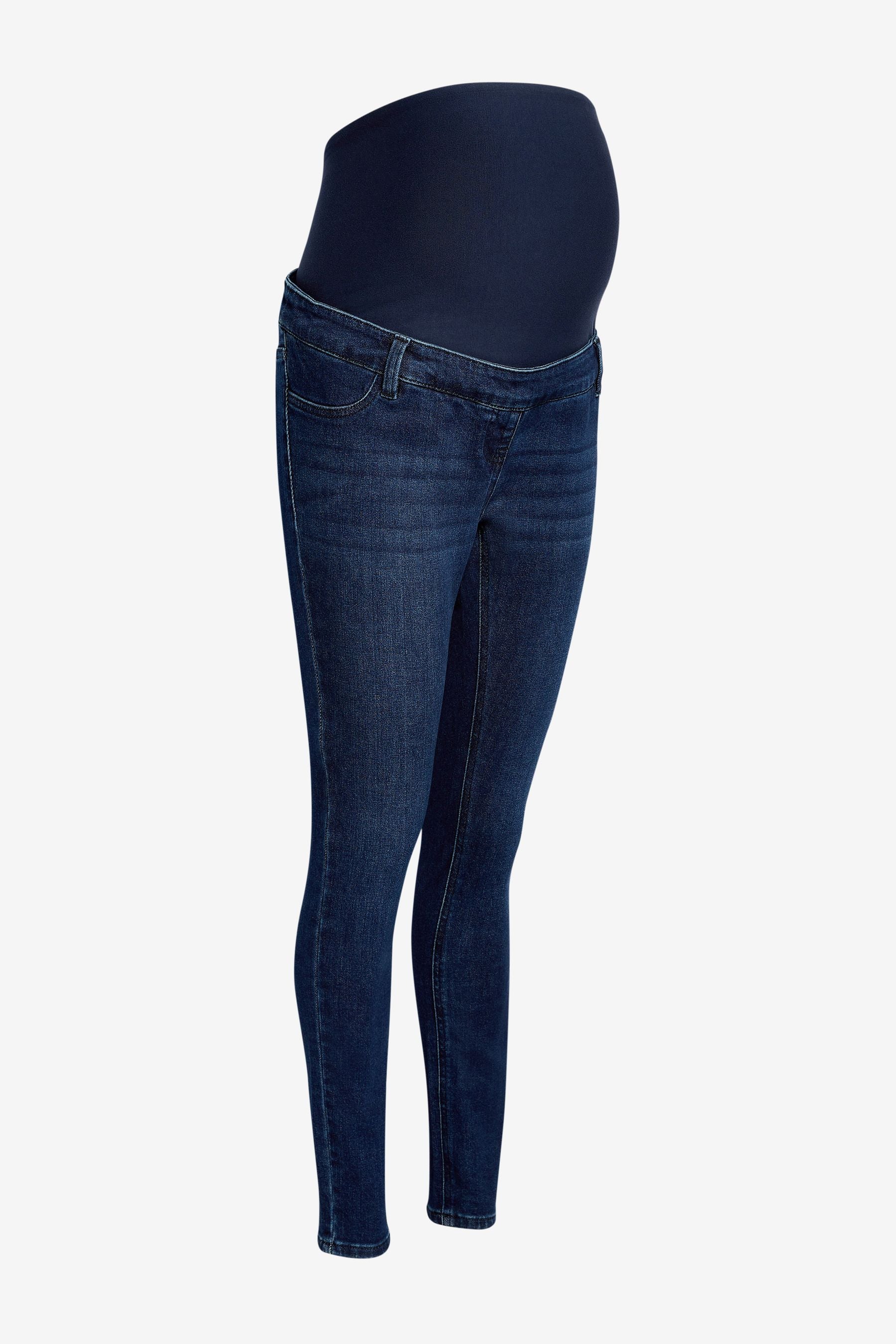 Dark Blue Maternity Skinny Jeans